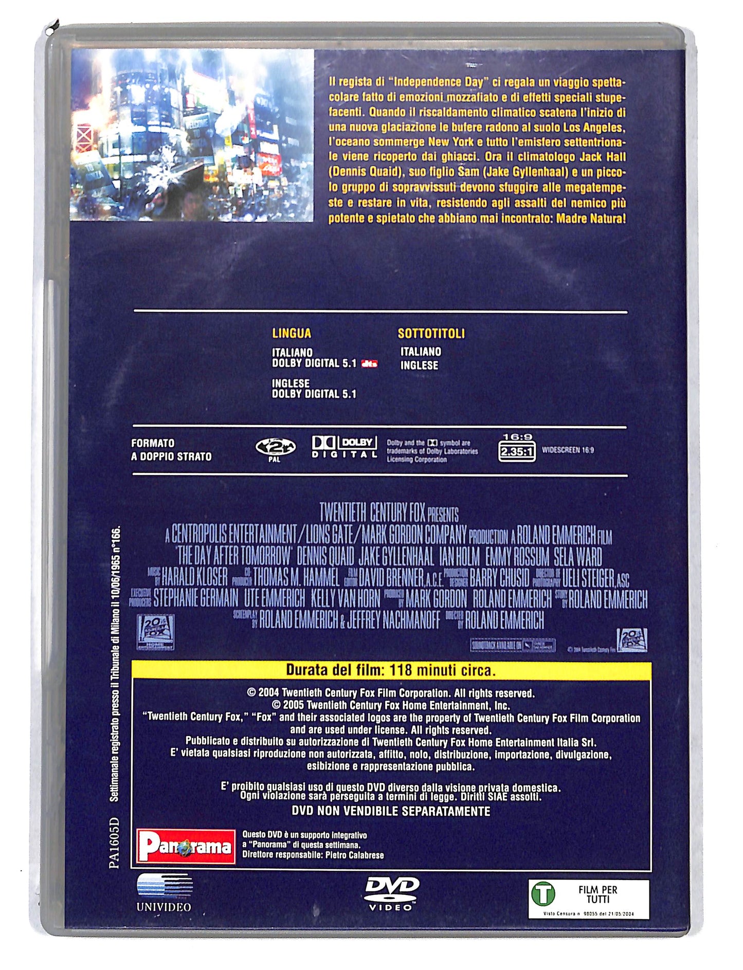 EBOND The Day After Tomorrow EDITORIALE DVD DB795131