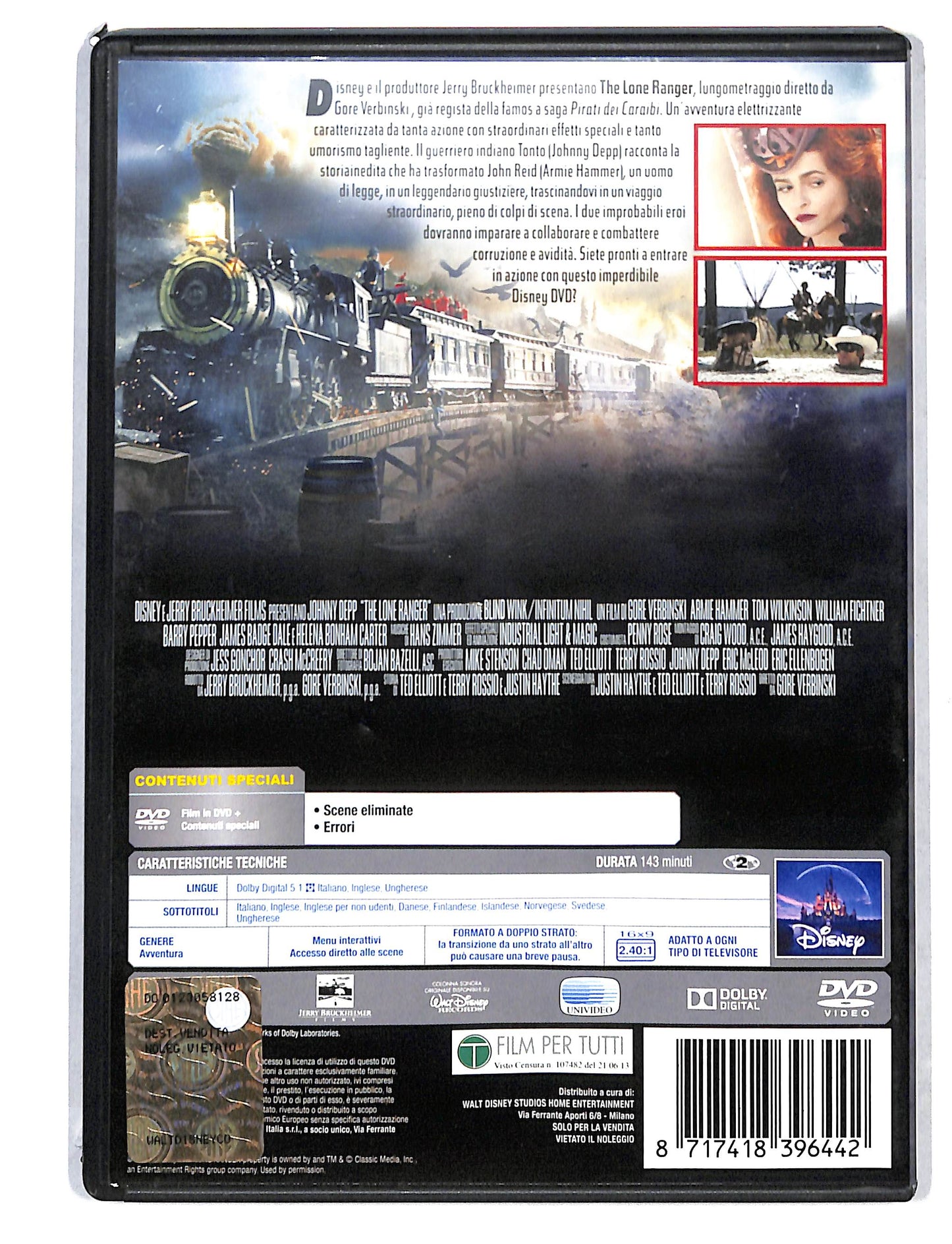 EBOND The Lone Ranger DVD DB795139