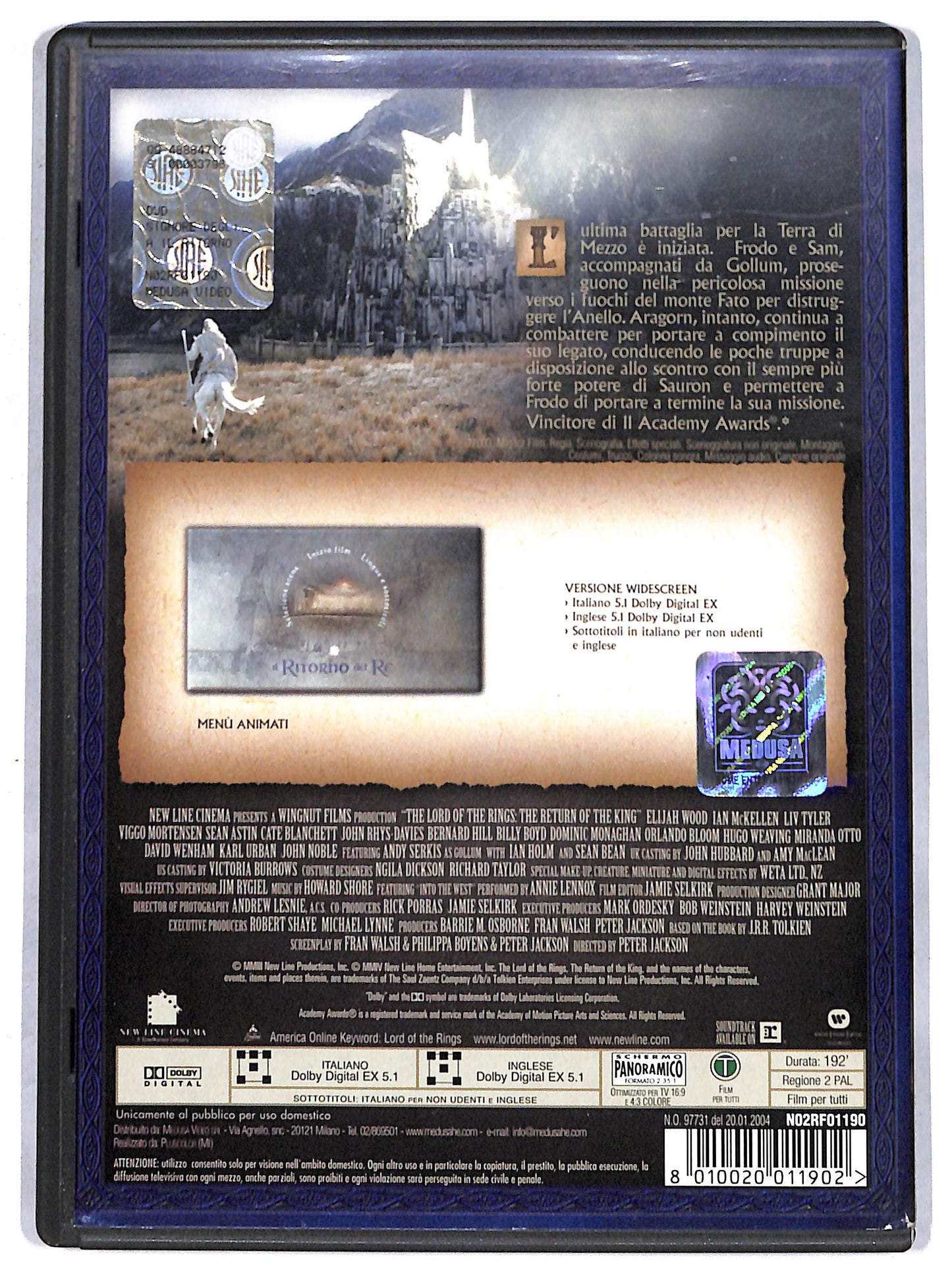 EBOND il signore degli anelli, il ritorno del re NOLEGGIO DVD DB796139