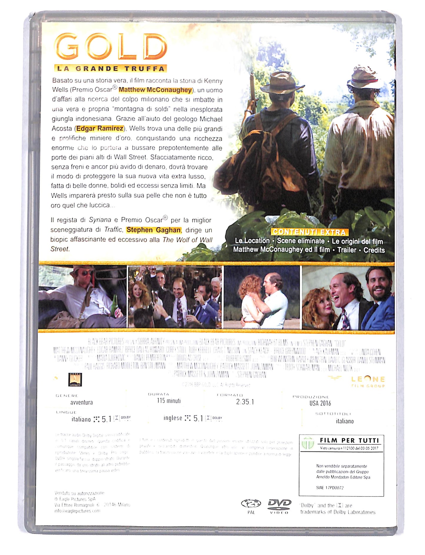EBOND Gold la grande truffa EDITORIALE NOLEGGIO DVD DB796160