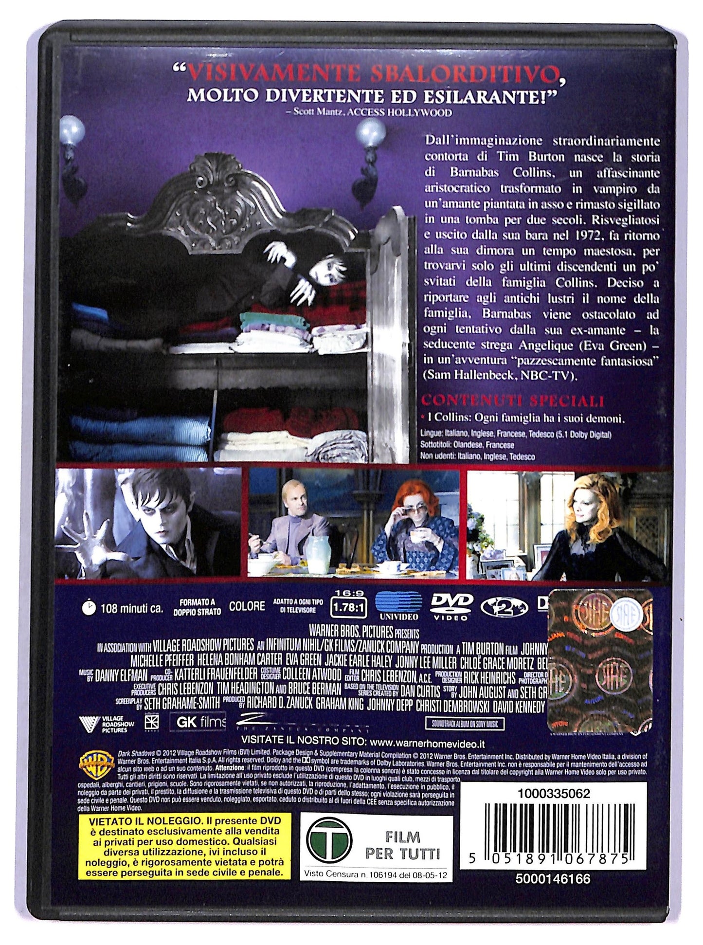 EBOND Dark Shadows Noleggio DVD DB796327