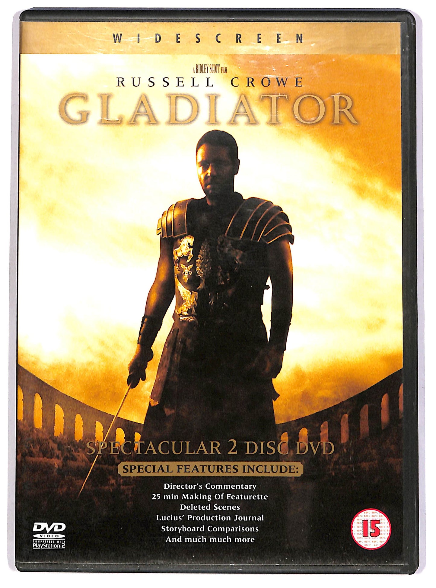 EBOND Gladiator SPECTACULAR EDITION (2 disc)[UK Ver DVD DB796610