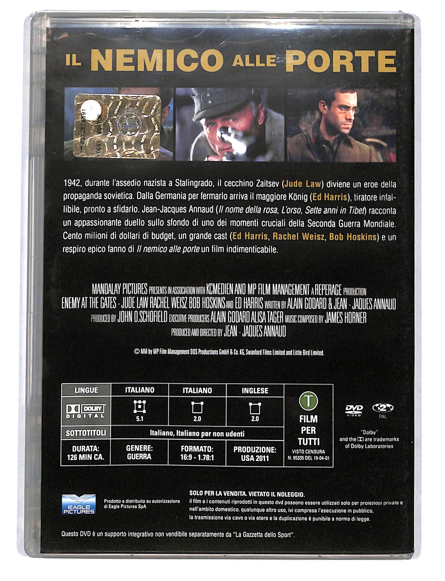 EBOND Il Nemico alle porte EDITORIALE DVD DB796624