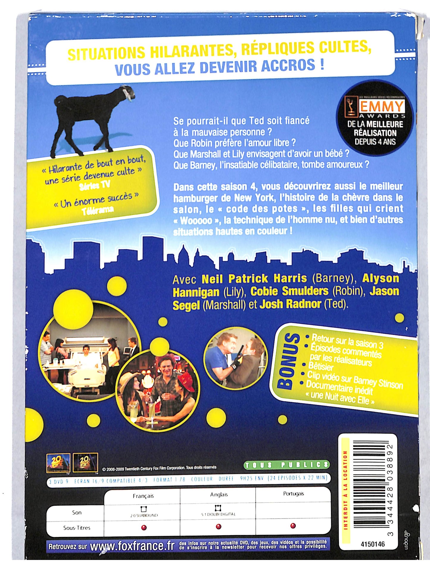 EBOND How I met your mother saison 4 DVD DB796640