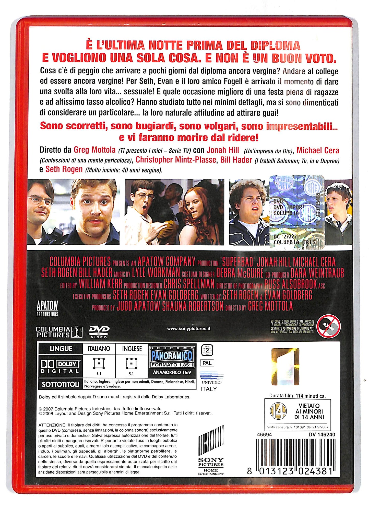 EBOND Suxbad - Tre menti sopra il pelo NOLEGGIO DVD DB796824
