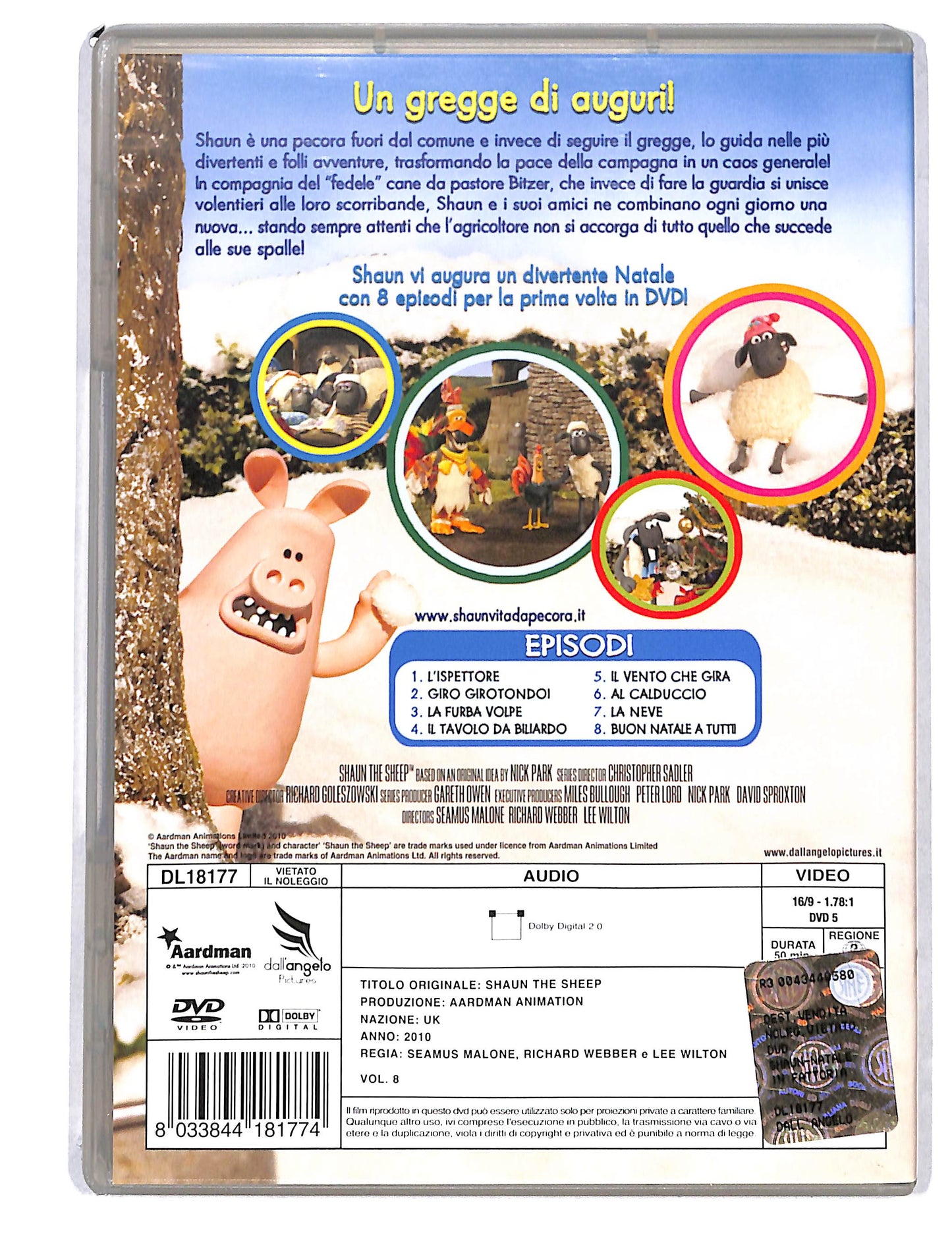 EBOND Shaun, vita da pecora Natale in fattoria vol.8 DVD DB797316