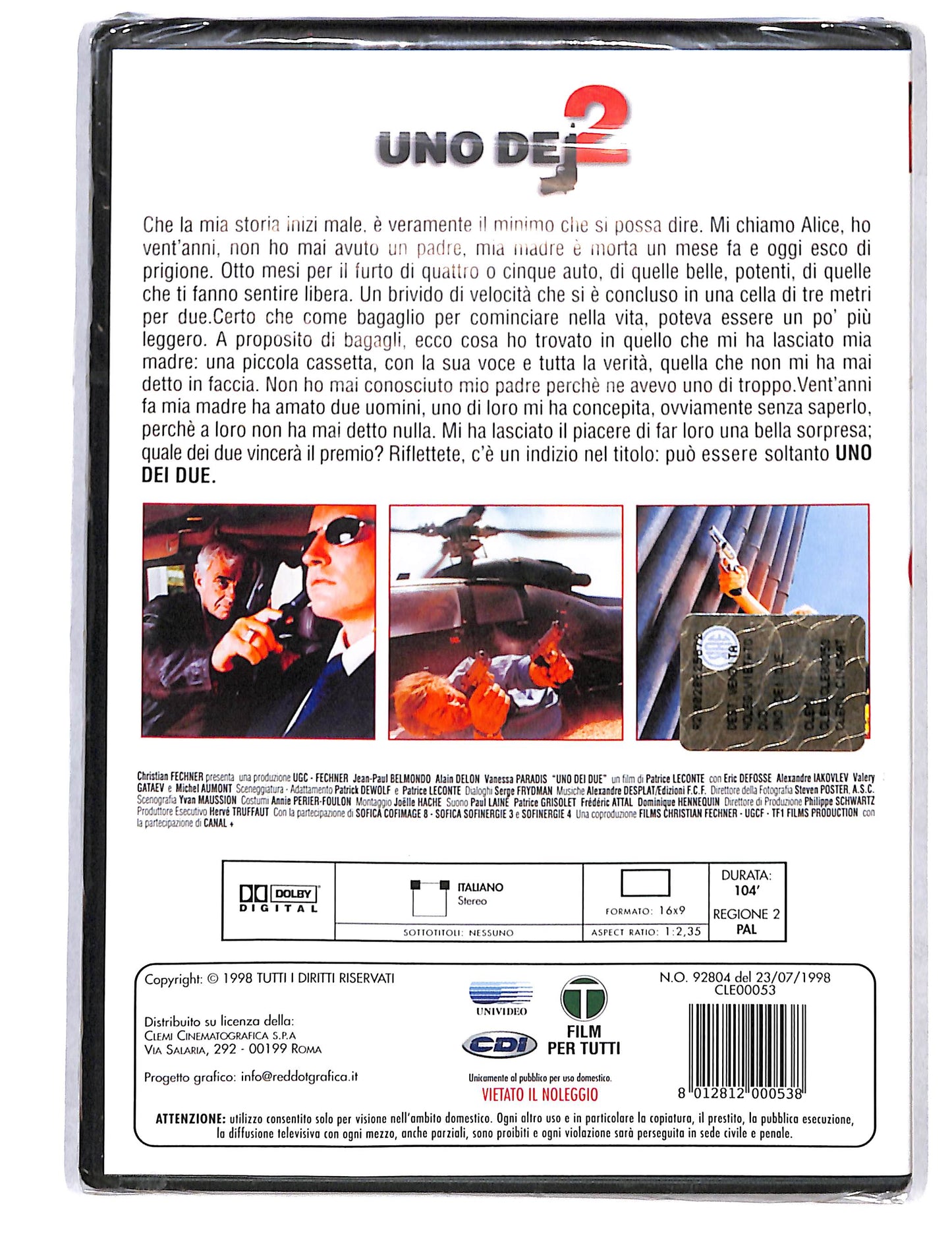 EBOND Uno Dei 2 DVD DB797329