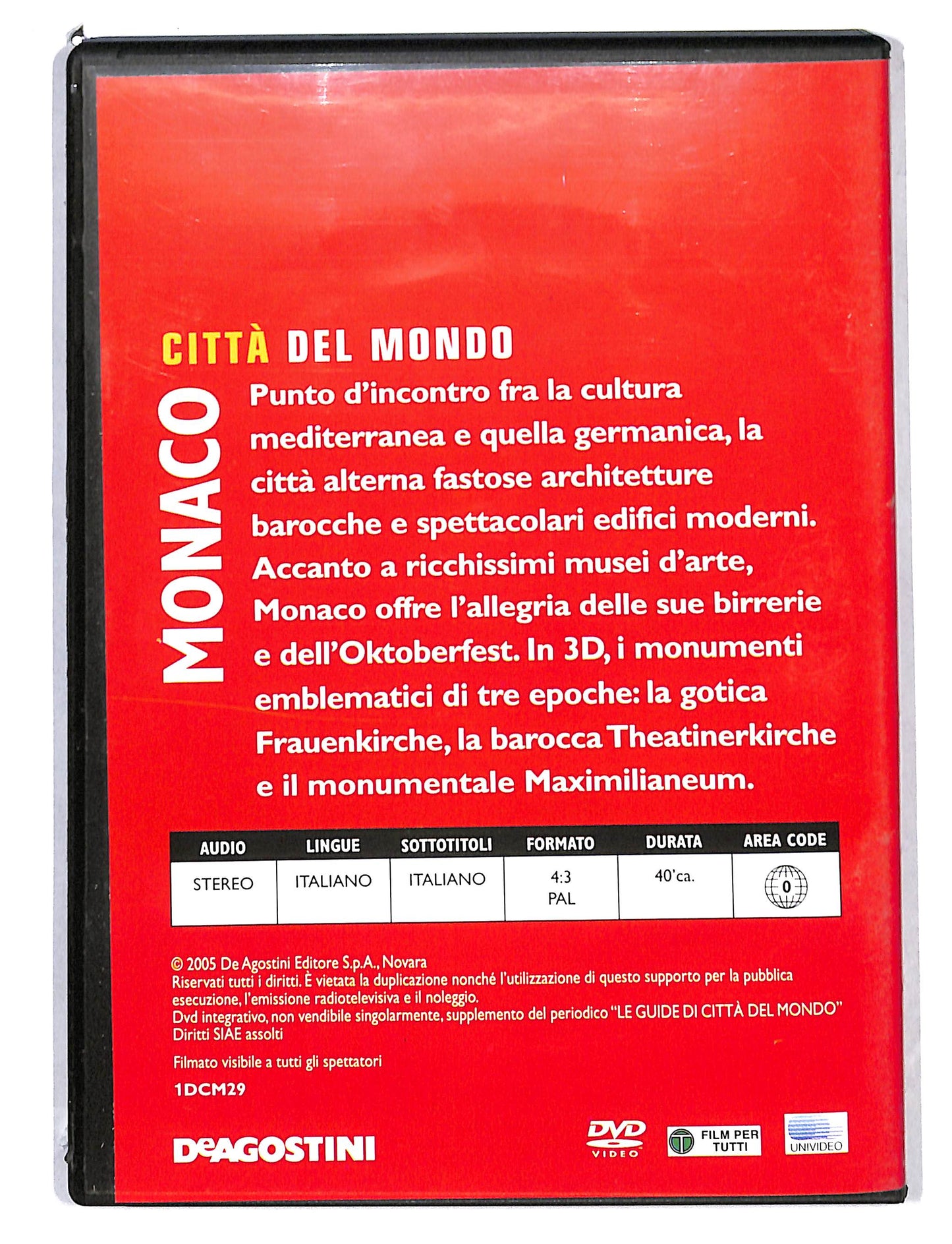 EBOND Citta del mondo Monaco EDITORIALE DVD DB797340