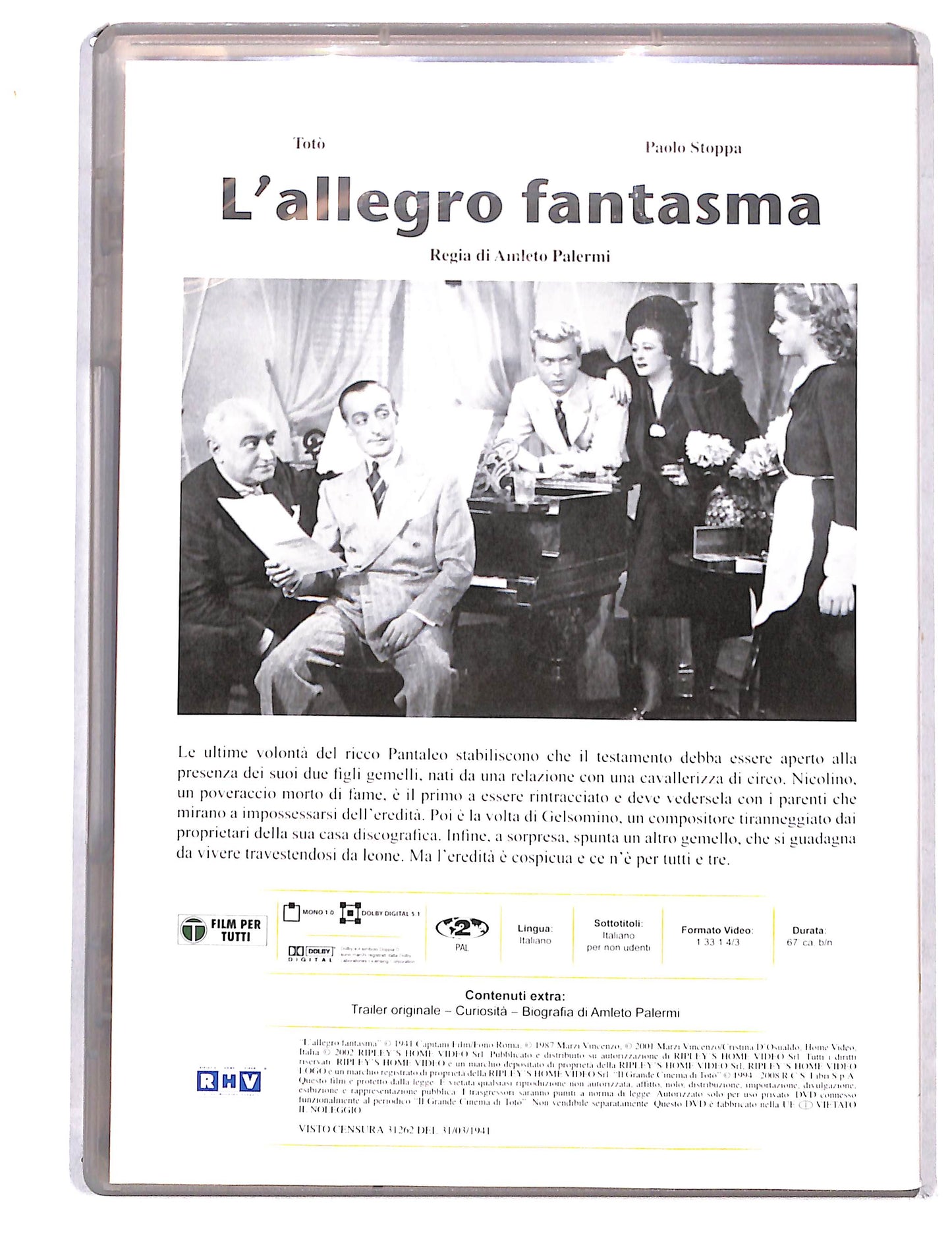 EBOND L'allegro fantasma EDITORIALE DVD DB797349