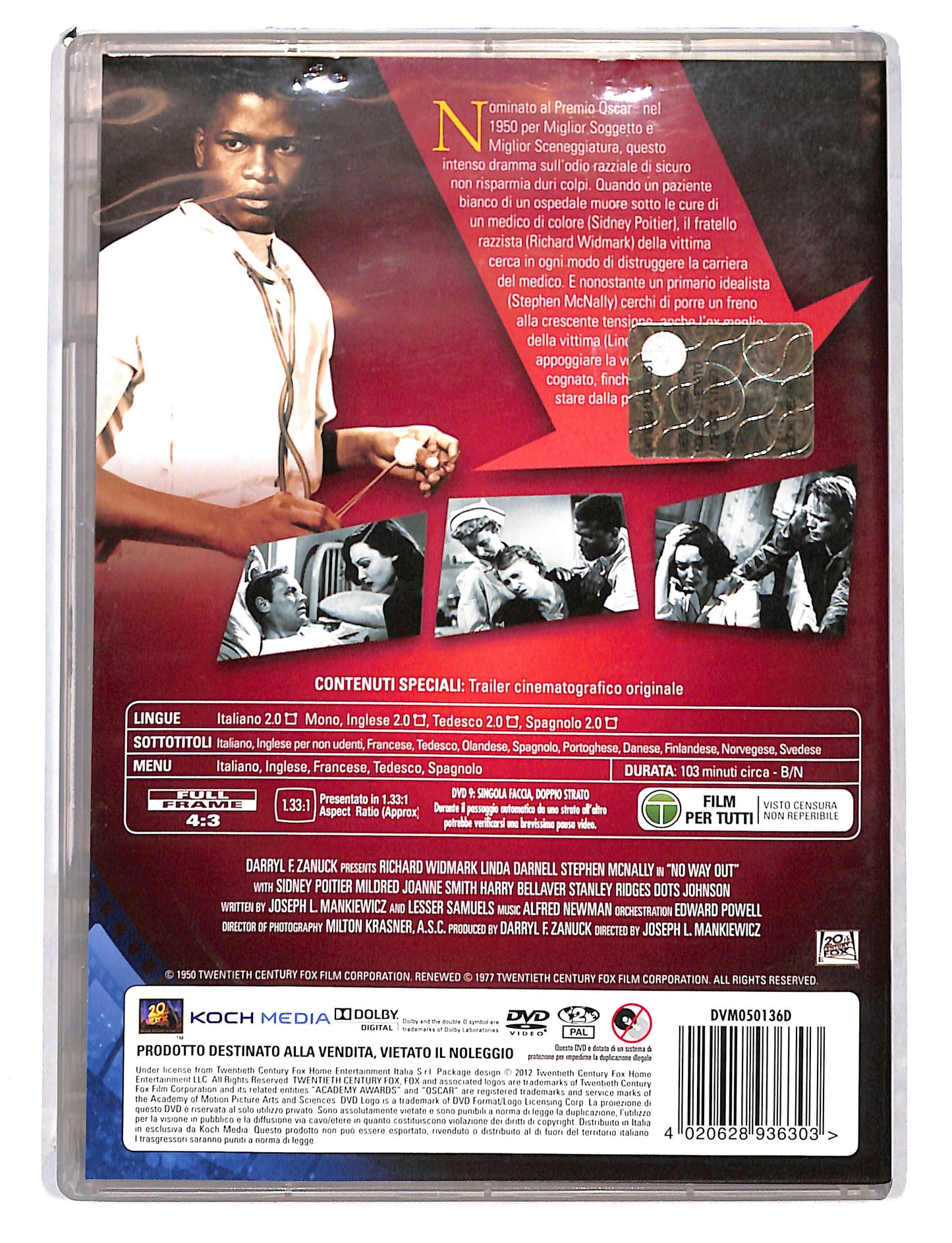 EBOND Uomo bianco tu vivrai DVD DB797356