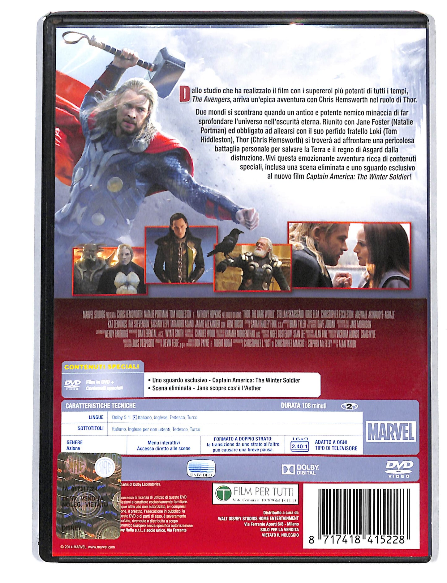 EBOND Thor the dark world DVD DB797602