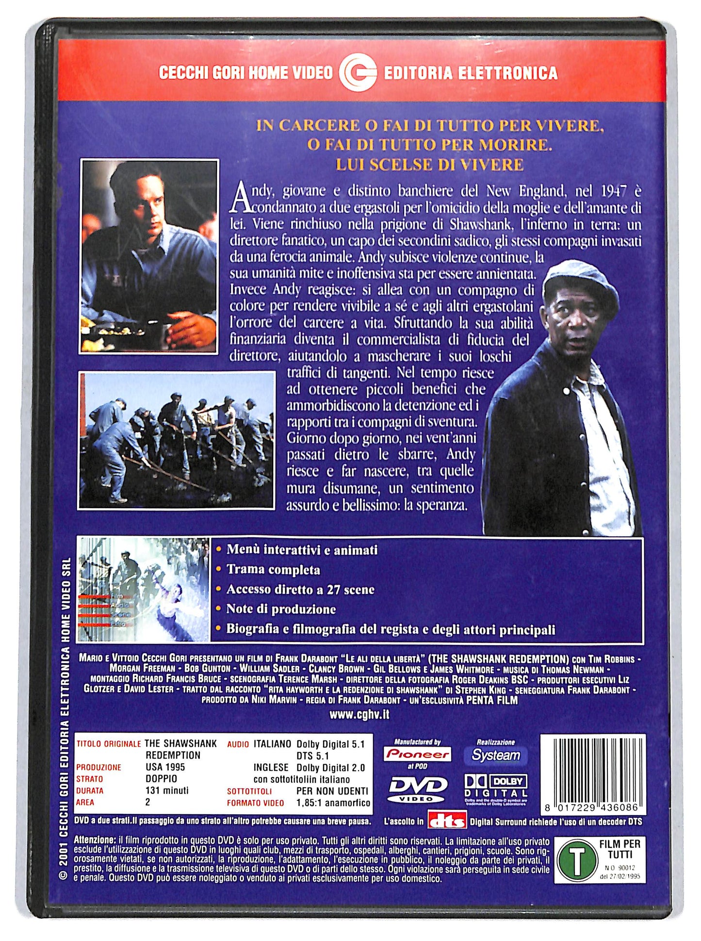 EBOND le ali della liberta' DVD DB798110