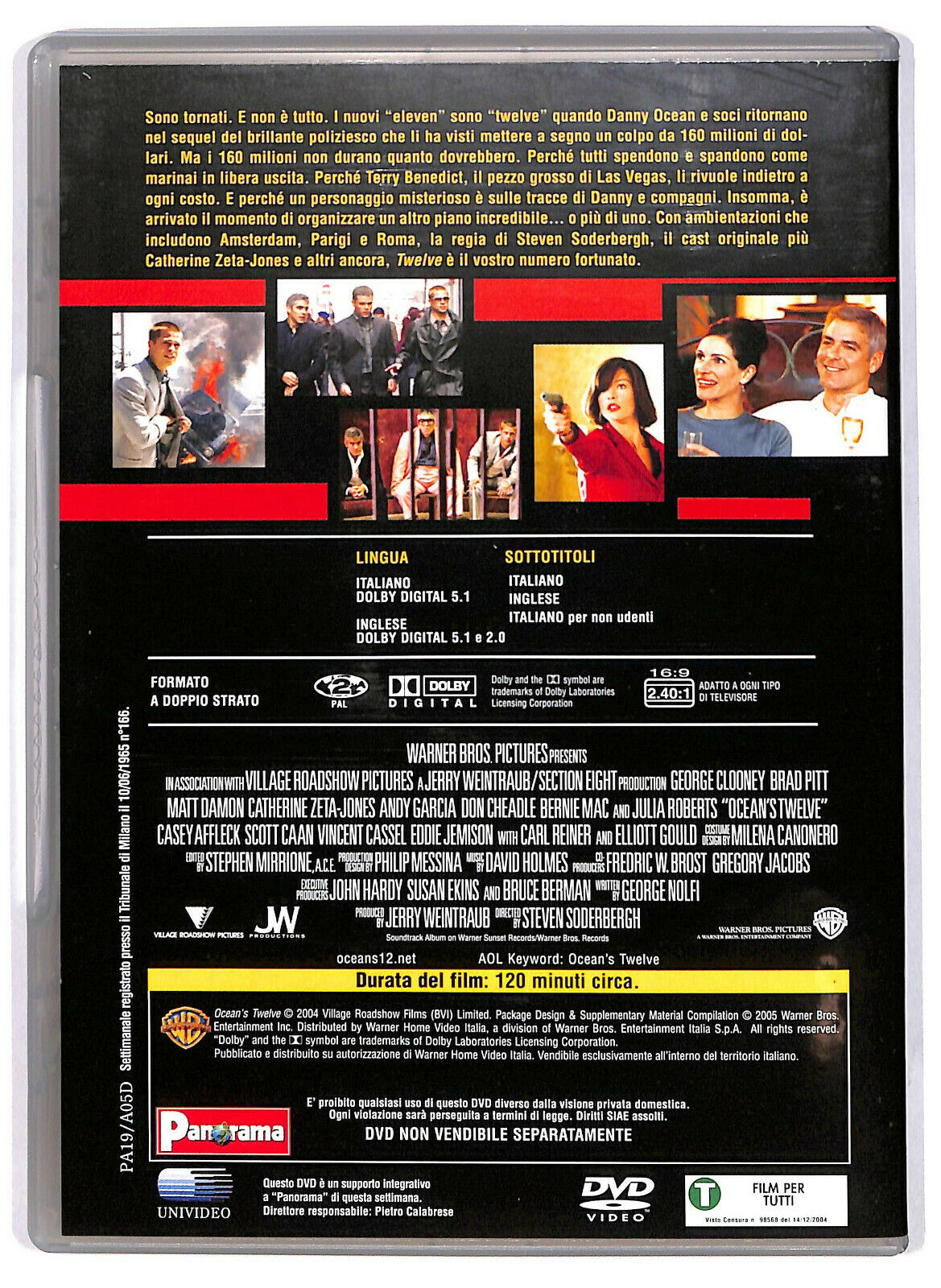 EBOND Ocean's Twelve  Editoriale DVD DB798148