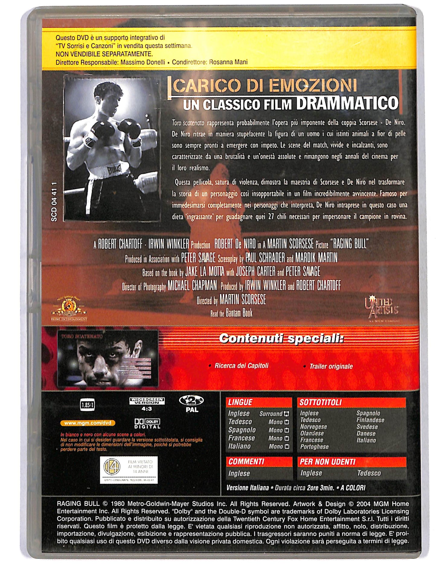 EBOND Toro scatenato EDITORIALE DVD DB798154