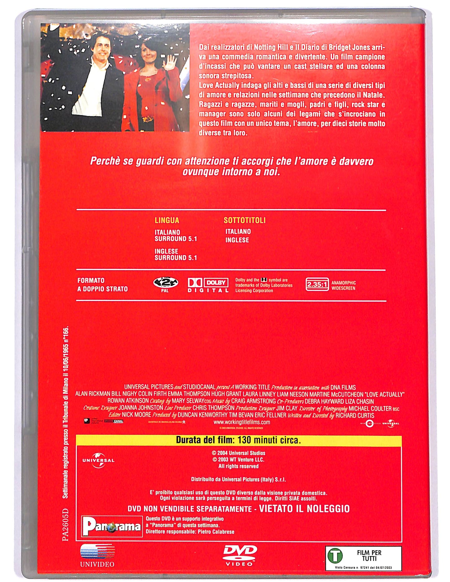 EBOND Love Actually - L'amore davvero EDITORIALE DVD DB798160