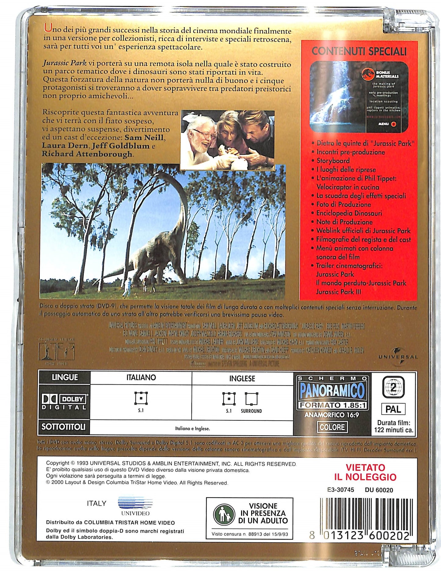 EBOND Jurassic Park SJB DVD DB798256