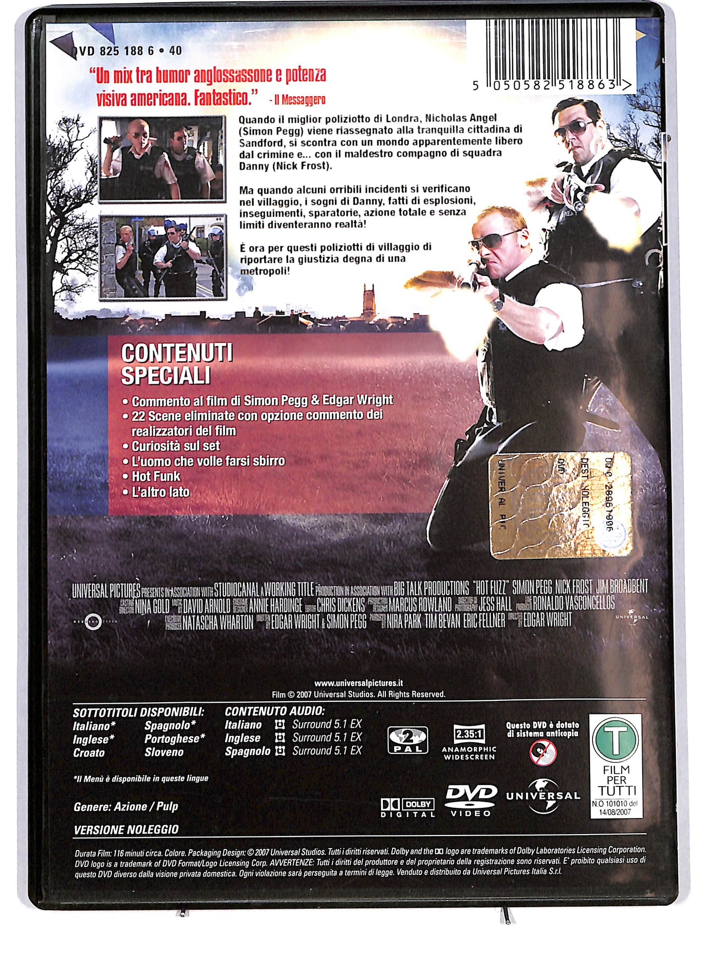 EBOND Hot Fuzz Noleggio DVD DB798405