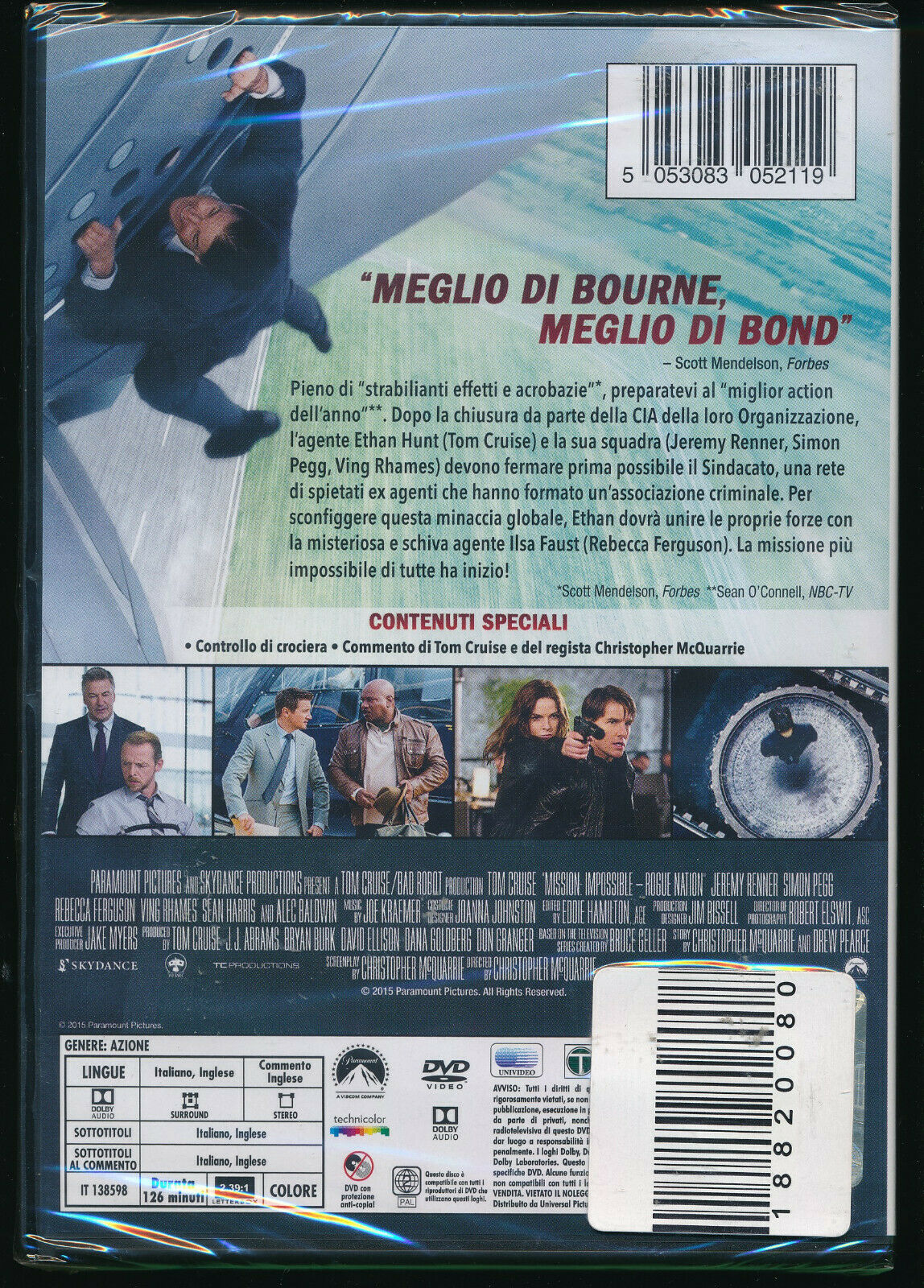 EBOND Mission Impossible - Rogue Nation DVD DB798423
