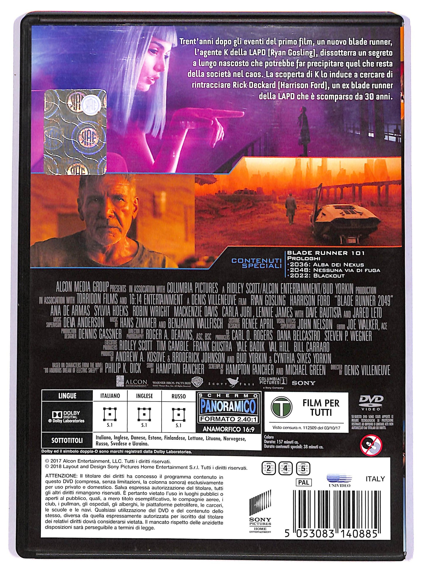 EBOND Blade Runner 2049 Noleggio DVD DB798756