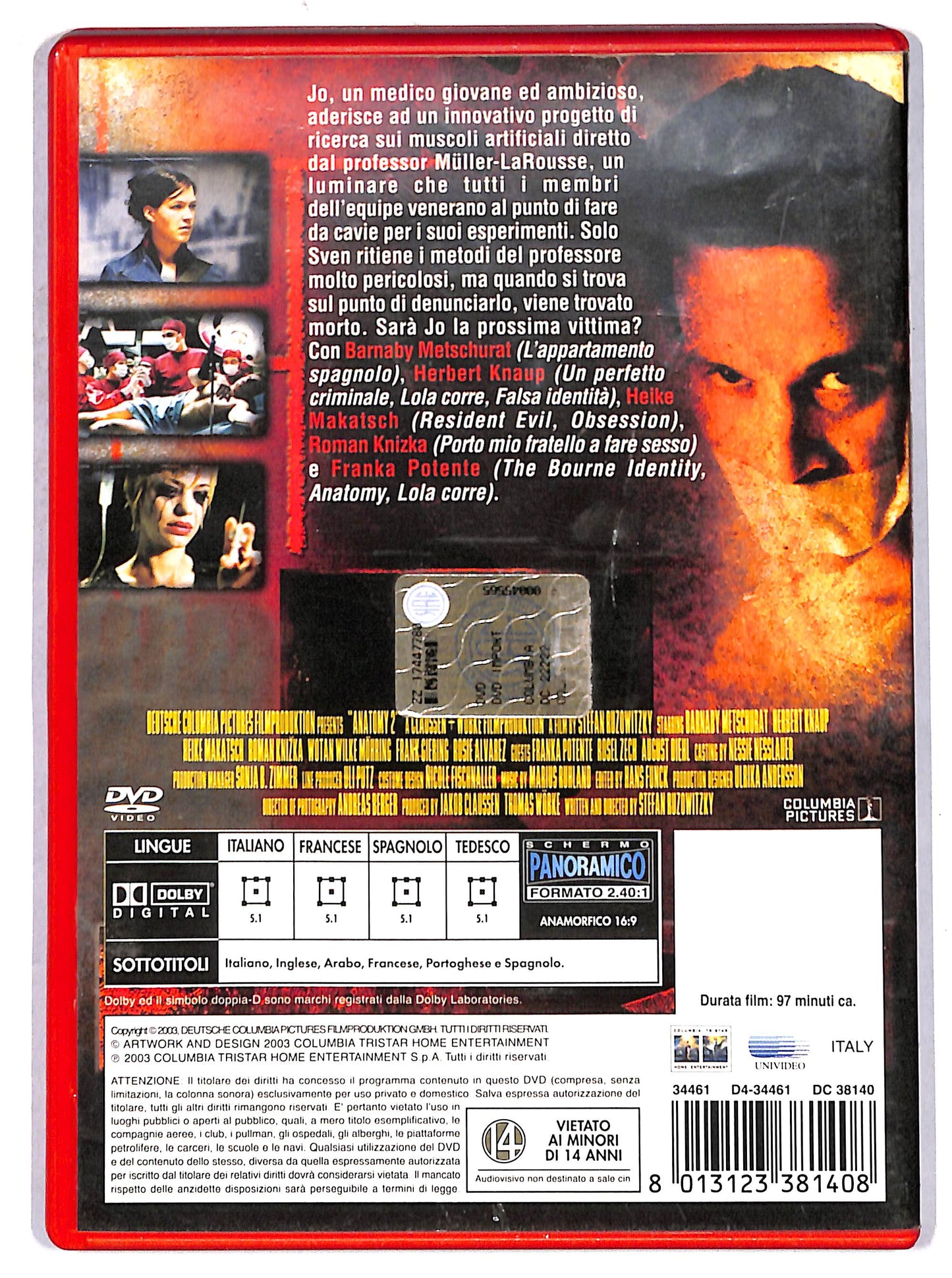 EBOND anatomy NOLEGGIO DVD DB798763
