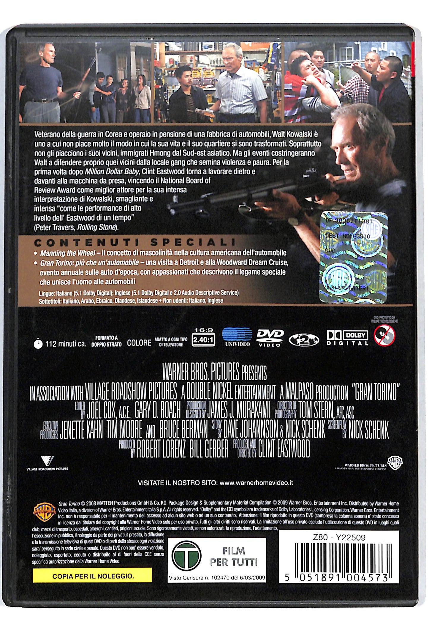 EBOND Gran Torino NOLEGGIO DVD DB799122