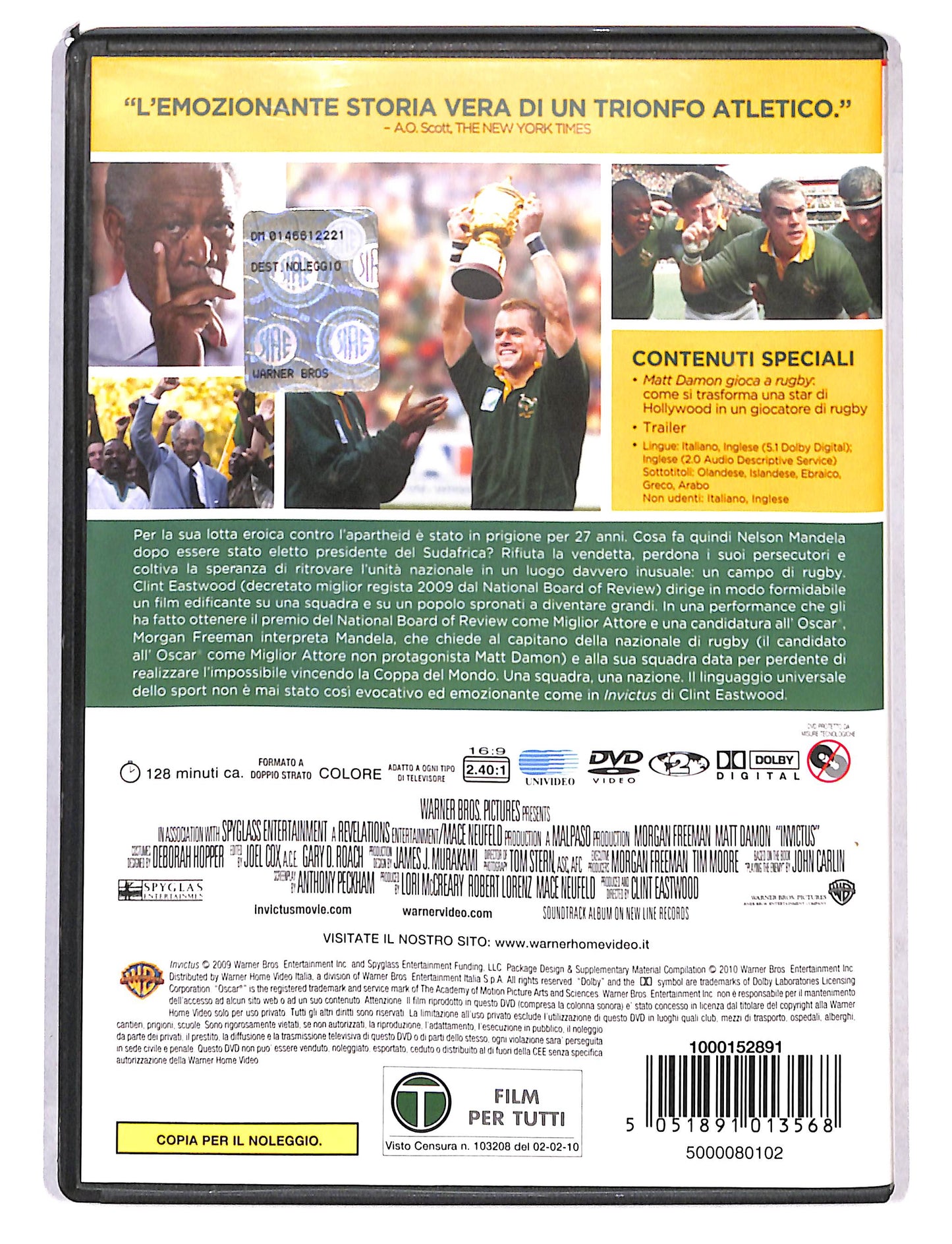 EBOND Invictus l'invincibile NOLEGGIO DVD DB799711