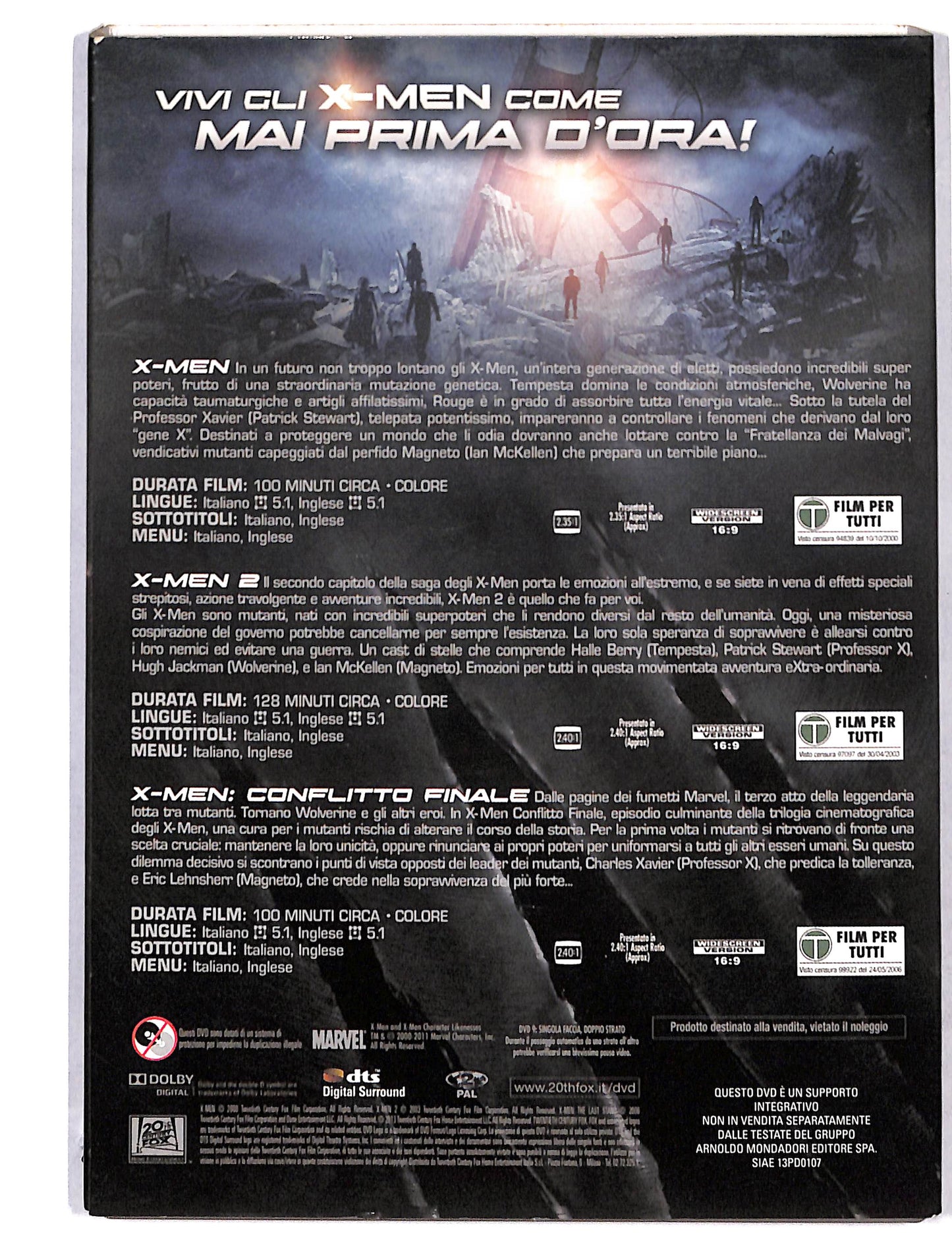 EBOND X-Men Trilogy EDITORIALE DVD DB799731