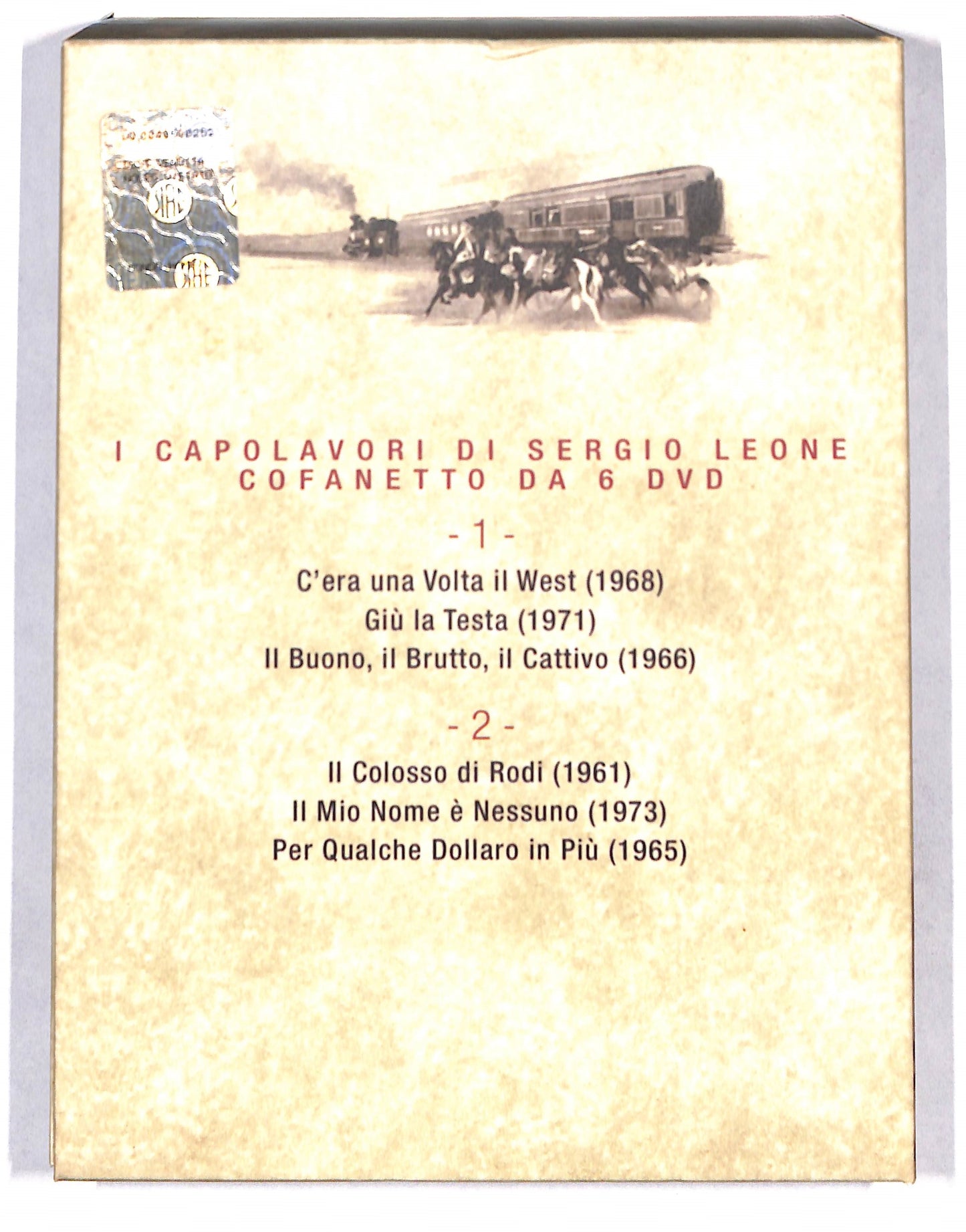 EBOND I capolavori di Sergio Leone - Cofanetto DVD DB799732