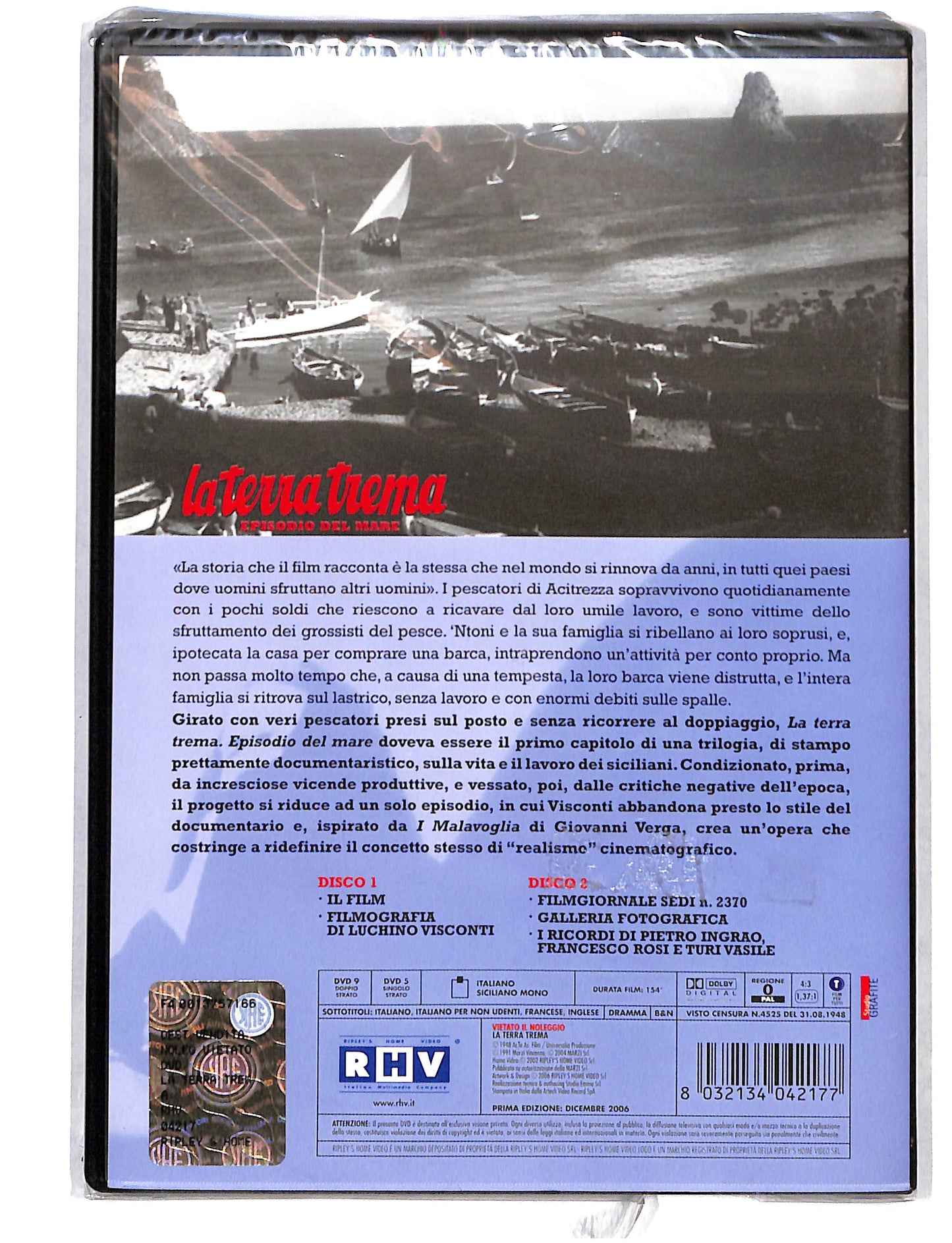 EBOND La Terra Trema episodio del mare DVD DB799759
