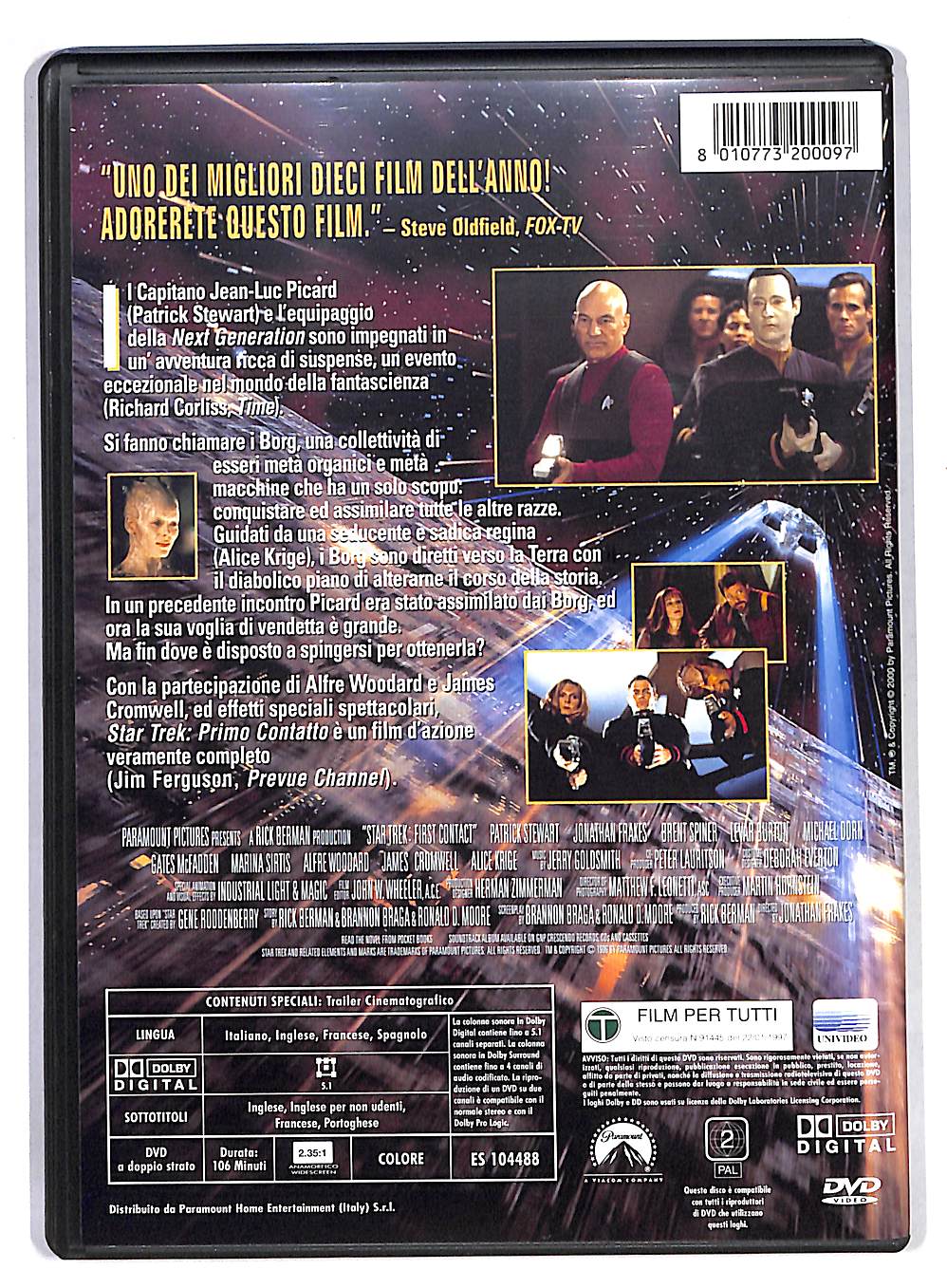 EBOND Star Trek Primo contatto NOLEGGIO DVD DB800102