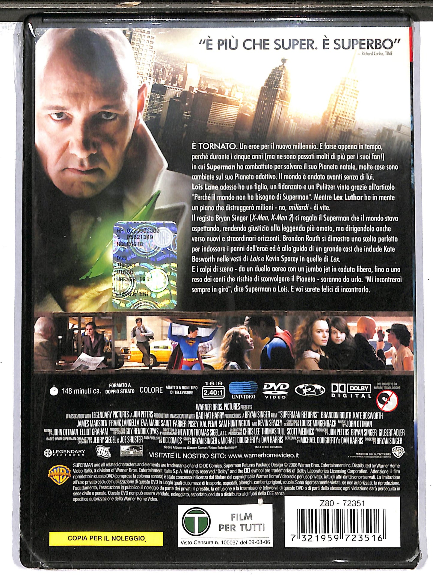 EBOND super man returns NOLEGGIO DVD DB800222