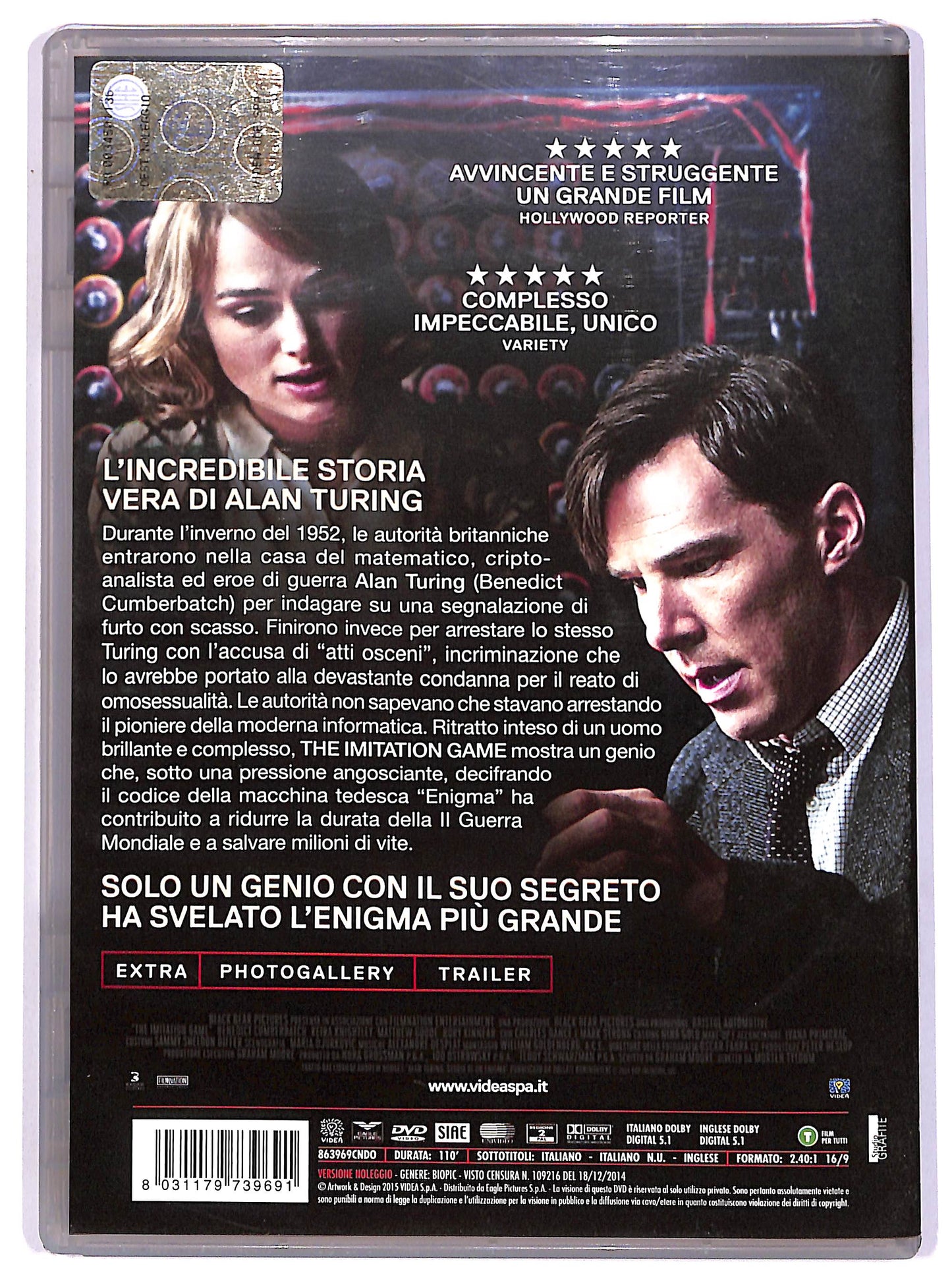 EBOND The Imitation Game Noleggio DVD DB800234