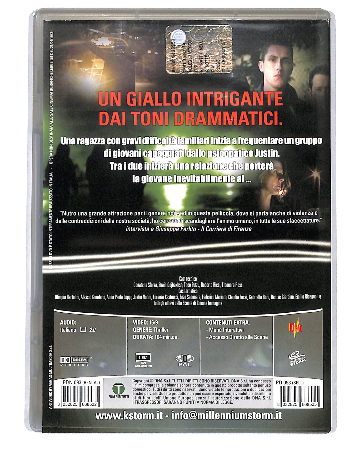 EBOND Ritratti nella Notte DVD DB800430