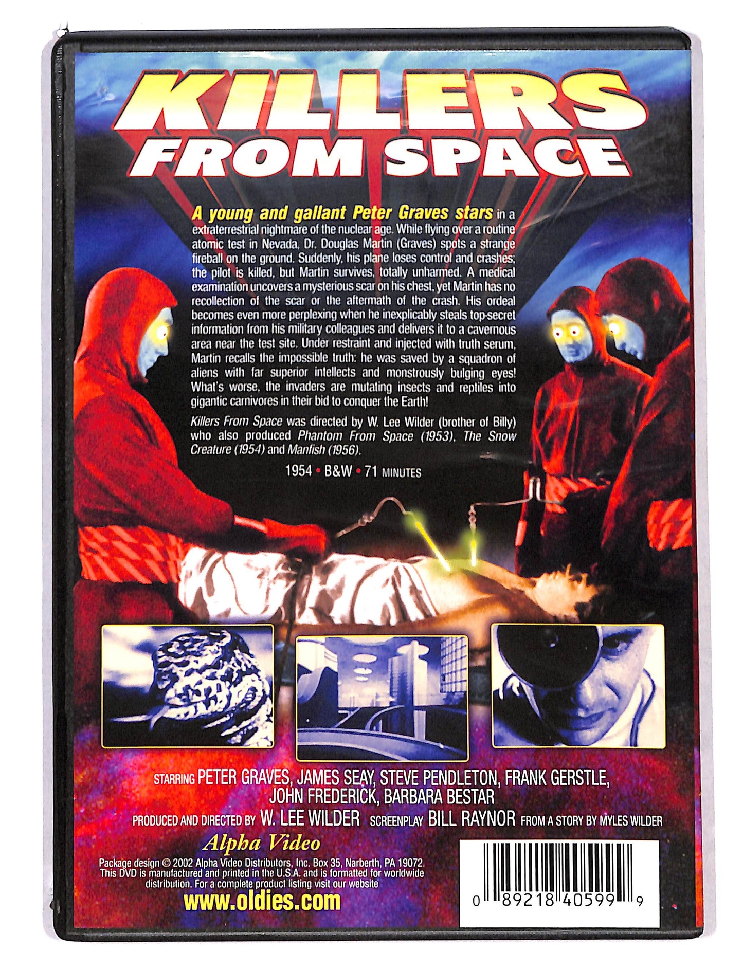 EBOND Killers From Space DVD DB800459
