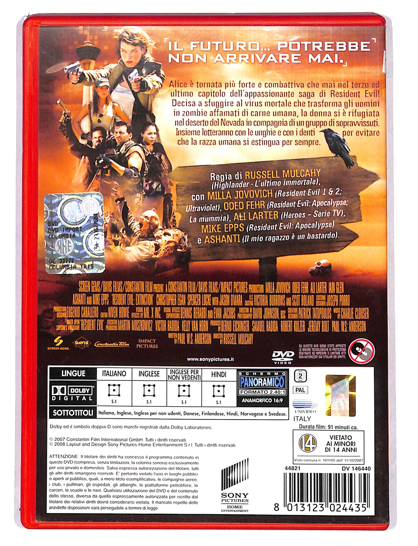 EBOND Resident Evil Extinction NOLEGGIO DVD DB800461