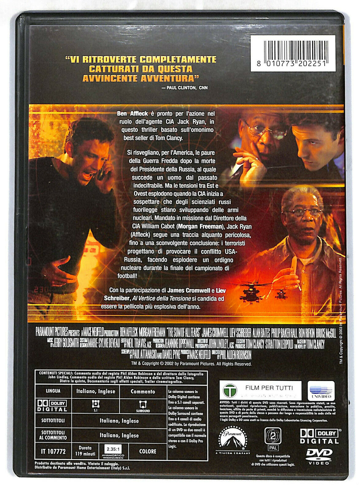 EBOND Al Vertice Della Tensione NOLEGGIO DVD DB800720