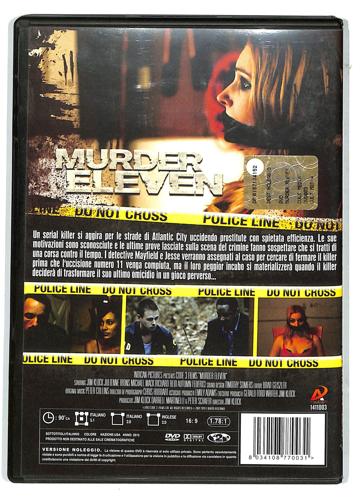 EBOND Murder Eleven Ex Noleggio NOLEGGIO DVD DB800729