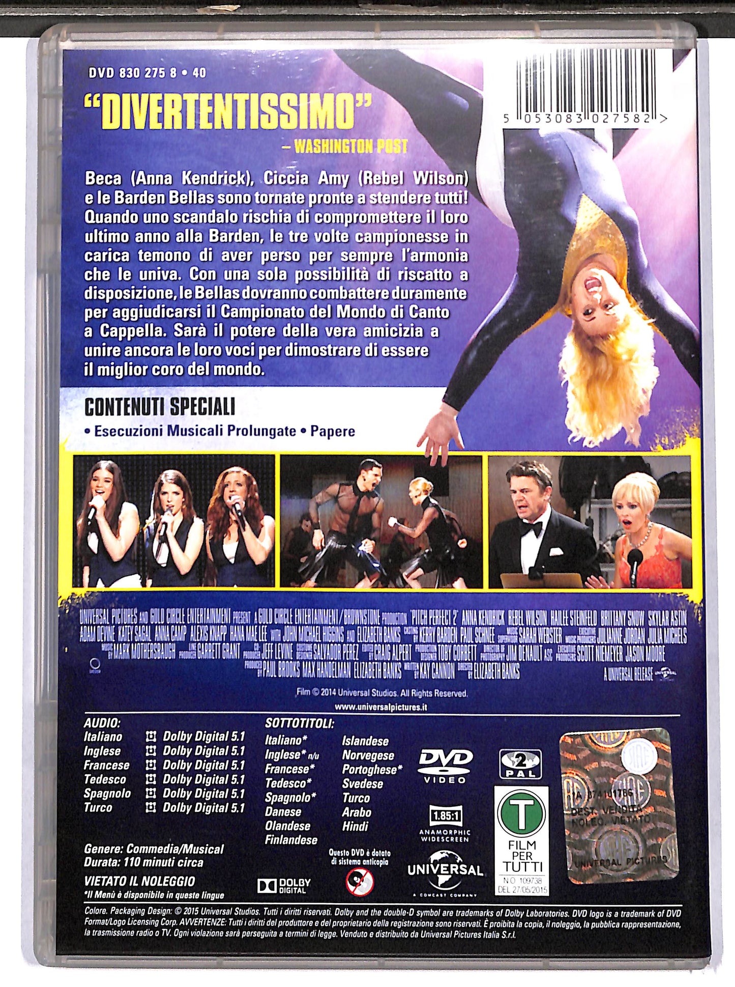 EBOND Pitch Perfect 2 NOLEGGIO DVD DB800747