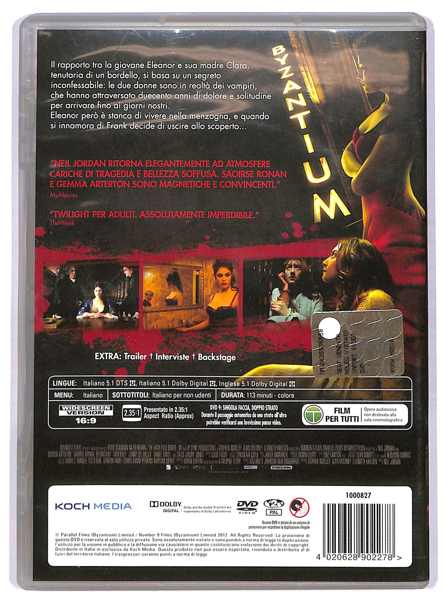 EBOND Byzantium NOLEGGIO DVD DB800754