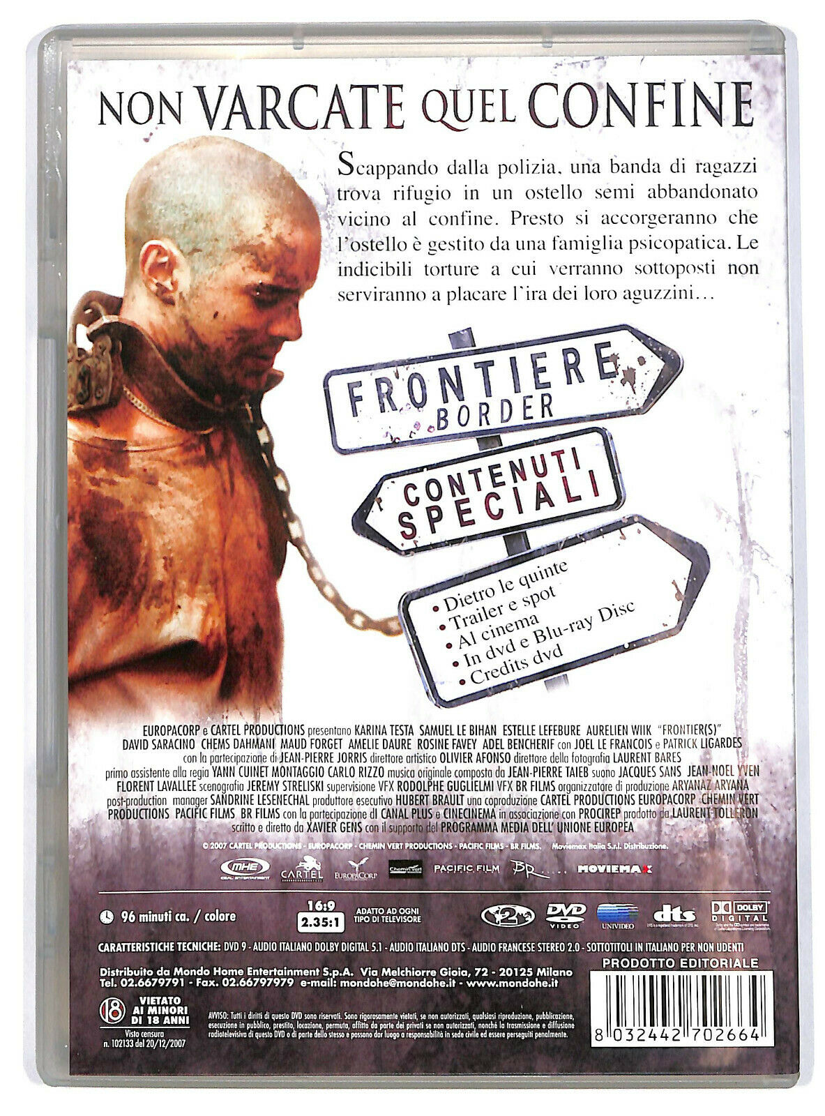 EBOND Frontiers - Ai Confini Dell'inferno NOLEGGIO DVD DB801646