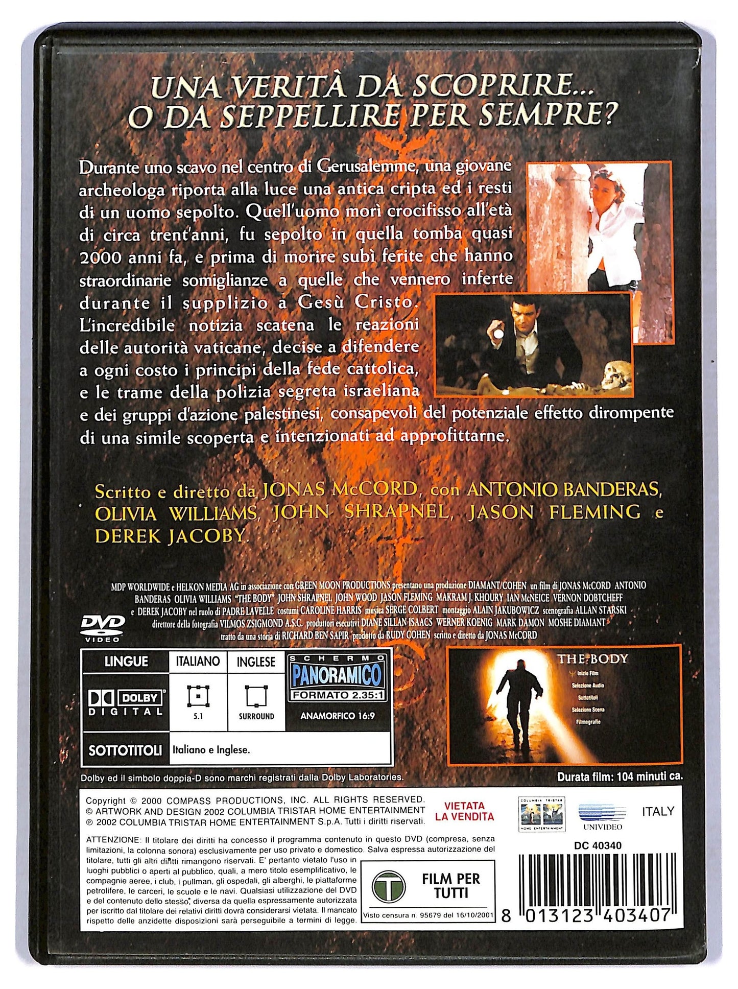 EBOND The Body NOLEGGIO DVD DB801650
