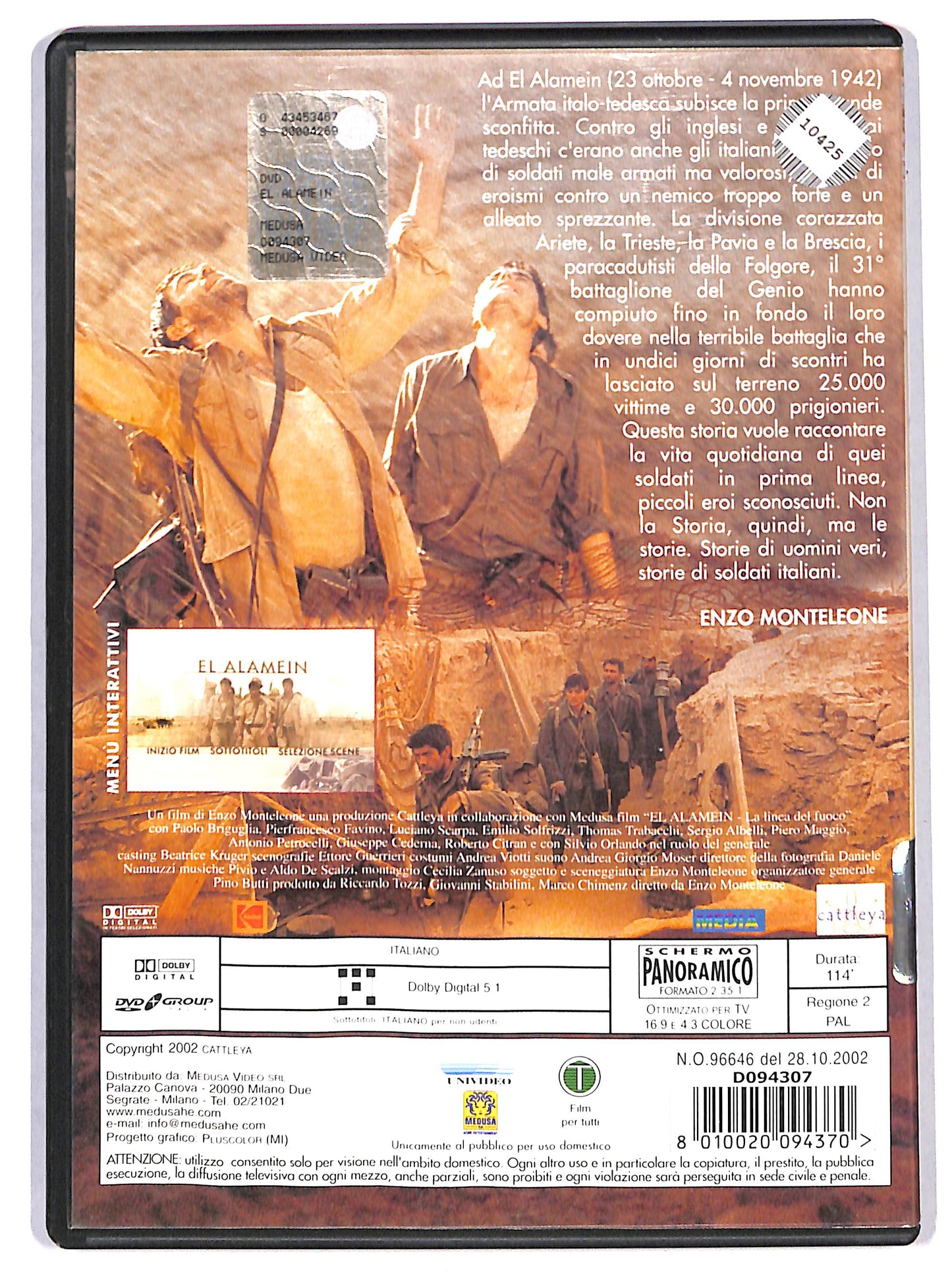 EBOND El Alamein - La linea del fuoco NOLEGGIO DVD DB801908