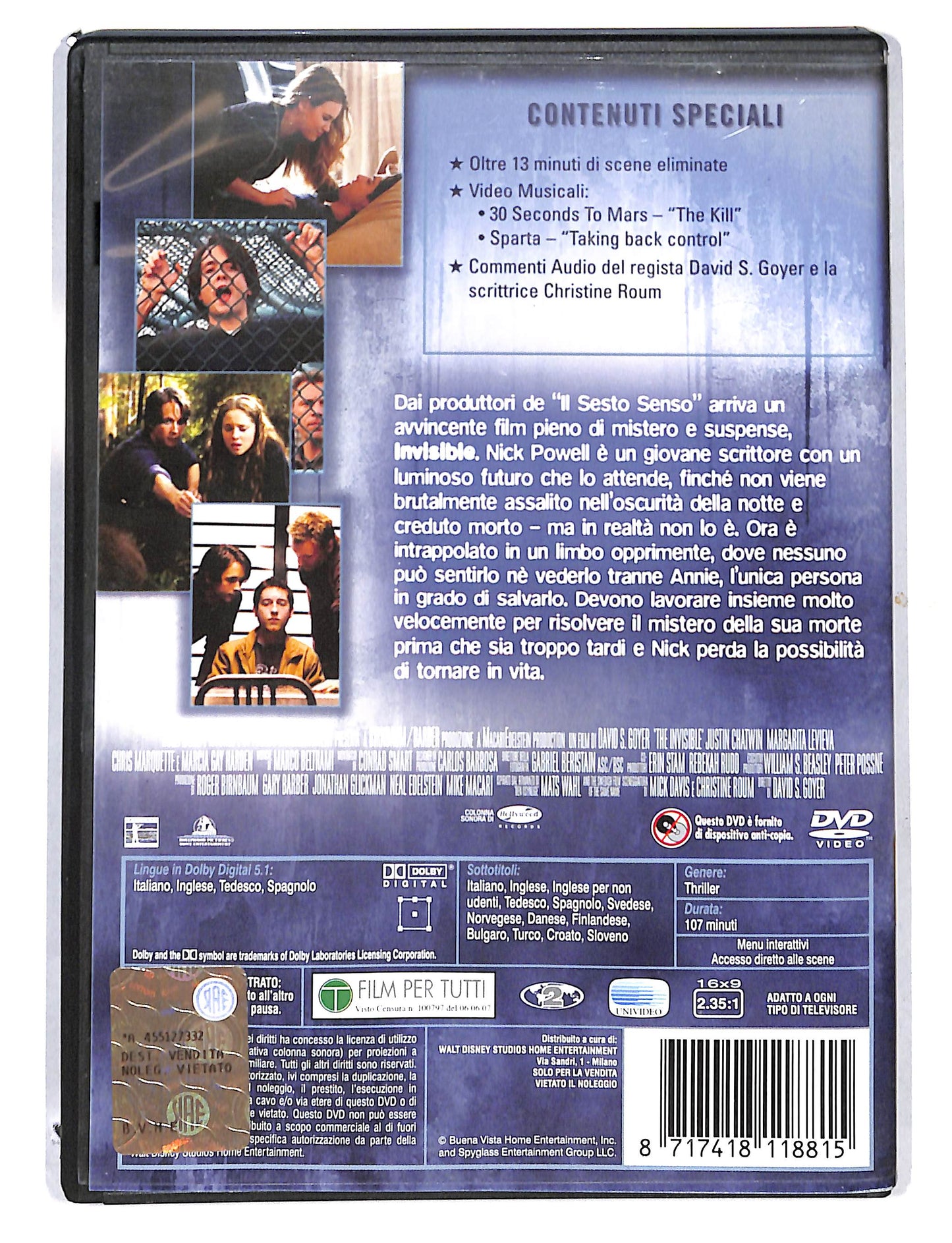 EBOND Invisible NOLEGGIO DVD DB802642