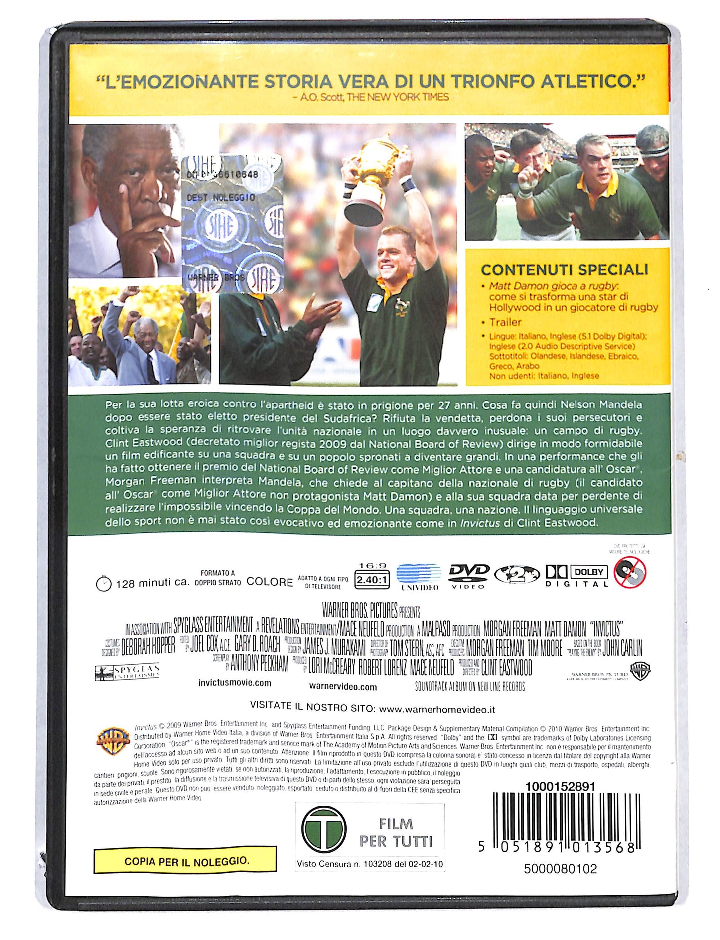 EBOND Invictus L'invincibile NOLEGGIO DVD DB802657
