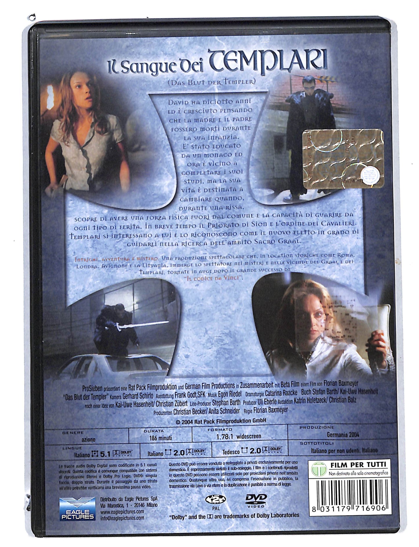 EBOND Il Sangue dei Templari NOLEGGIO DVD DB802661