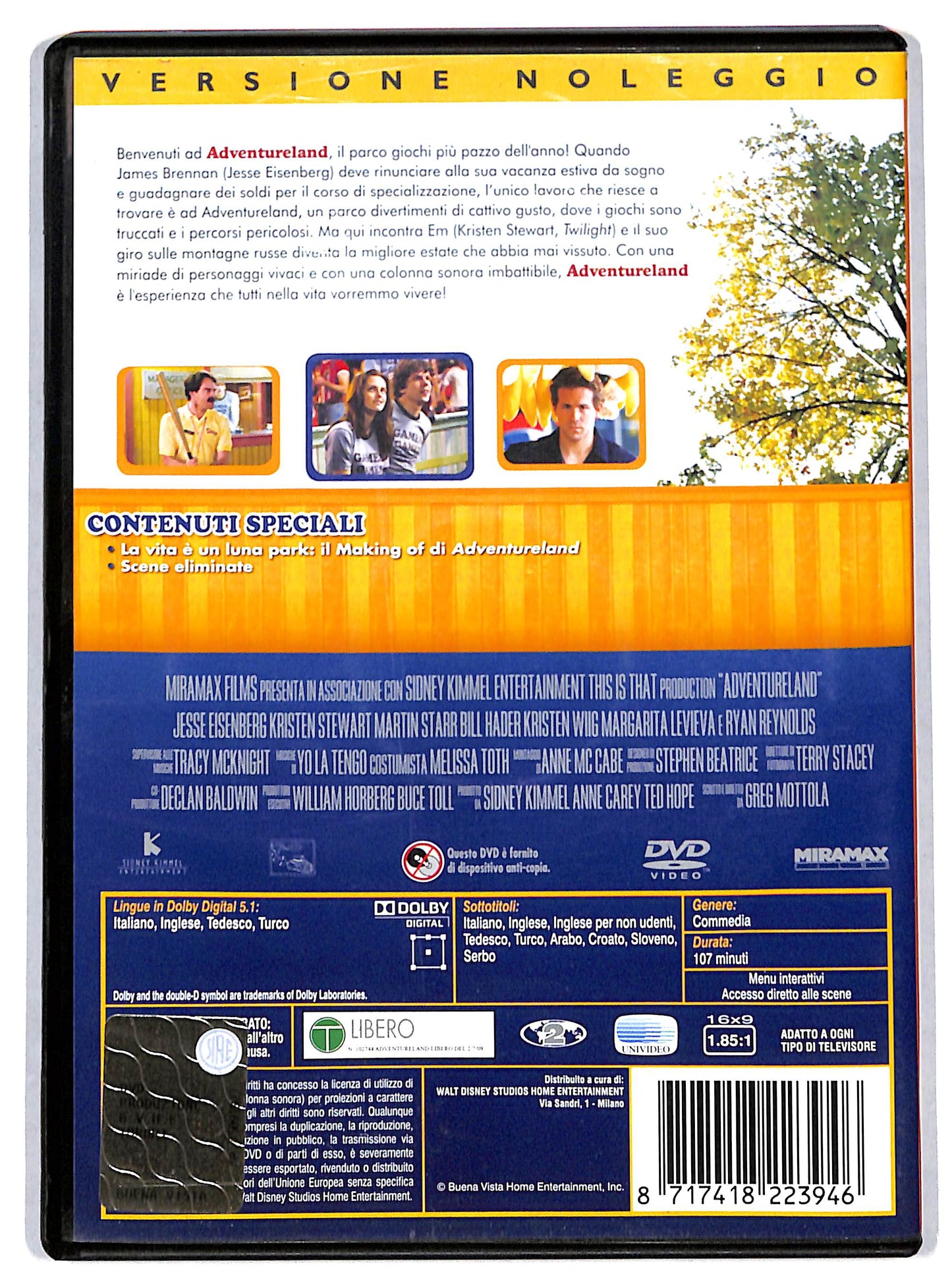 EBOND Adventureland NOLEGGIO DVD DB802807