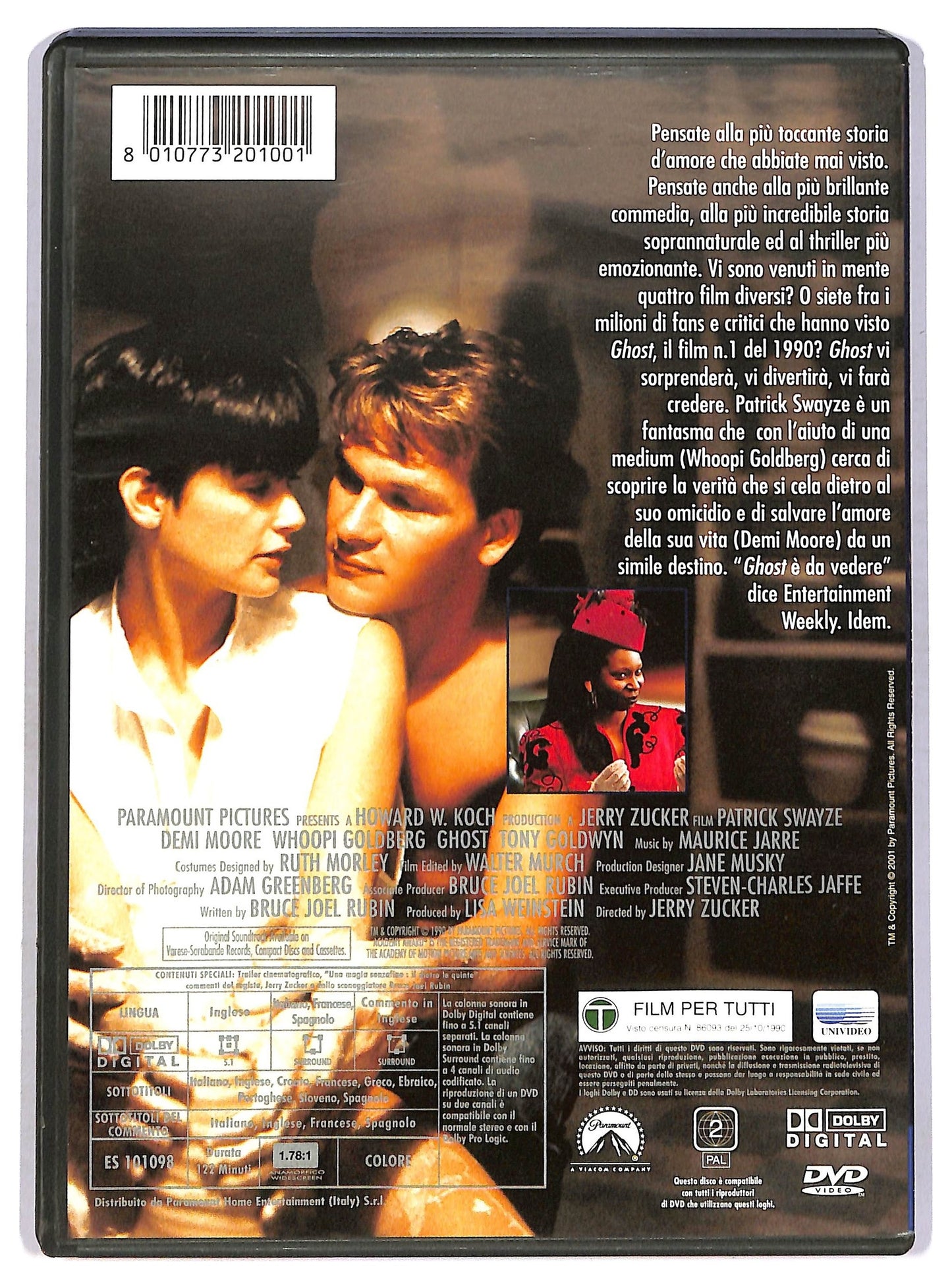 EBOND ghost - fantasma NOLEGGIO DVD DB802808