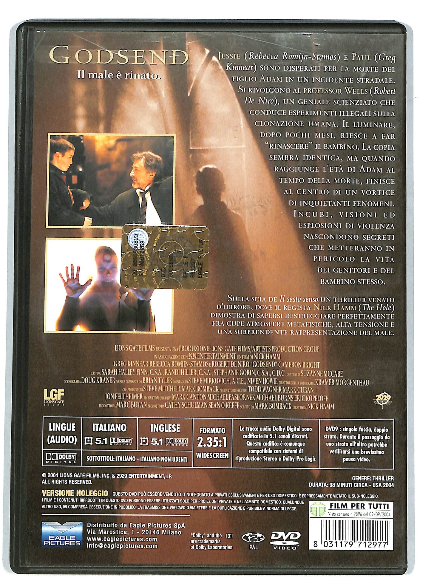 EBOND Godsend Noleggio NOLEGGIO DVD DB802815