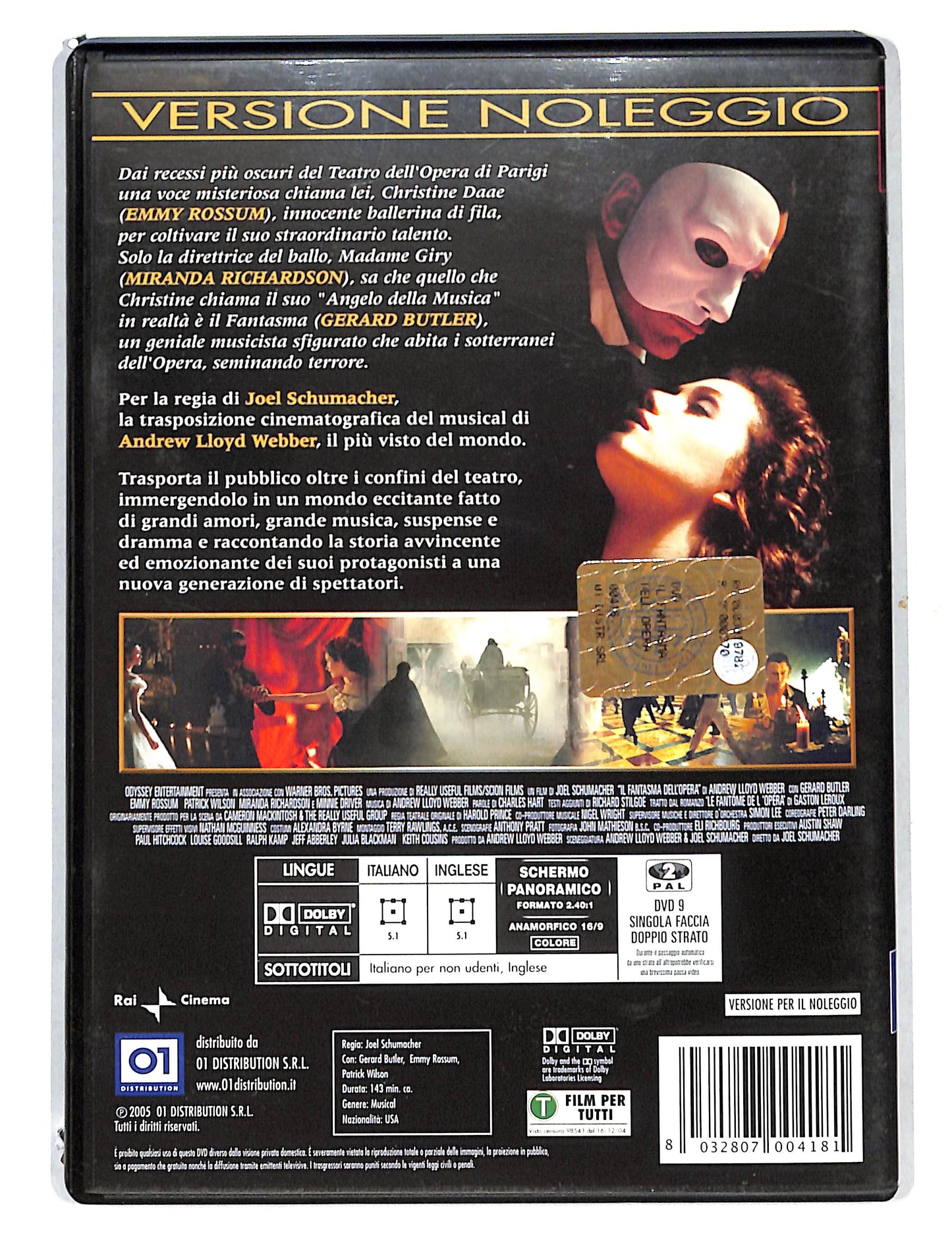 EBOND Il fantasma dell'opera NOLEGGIO DVD DB802822