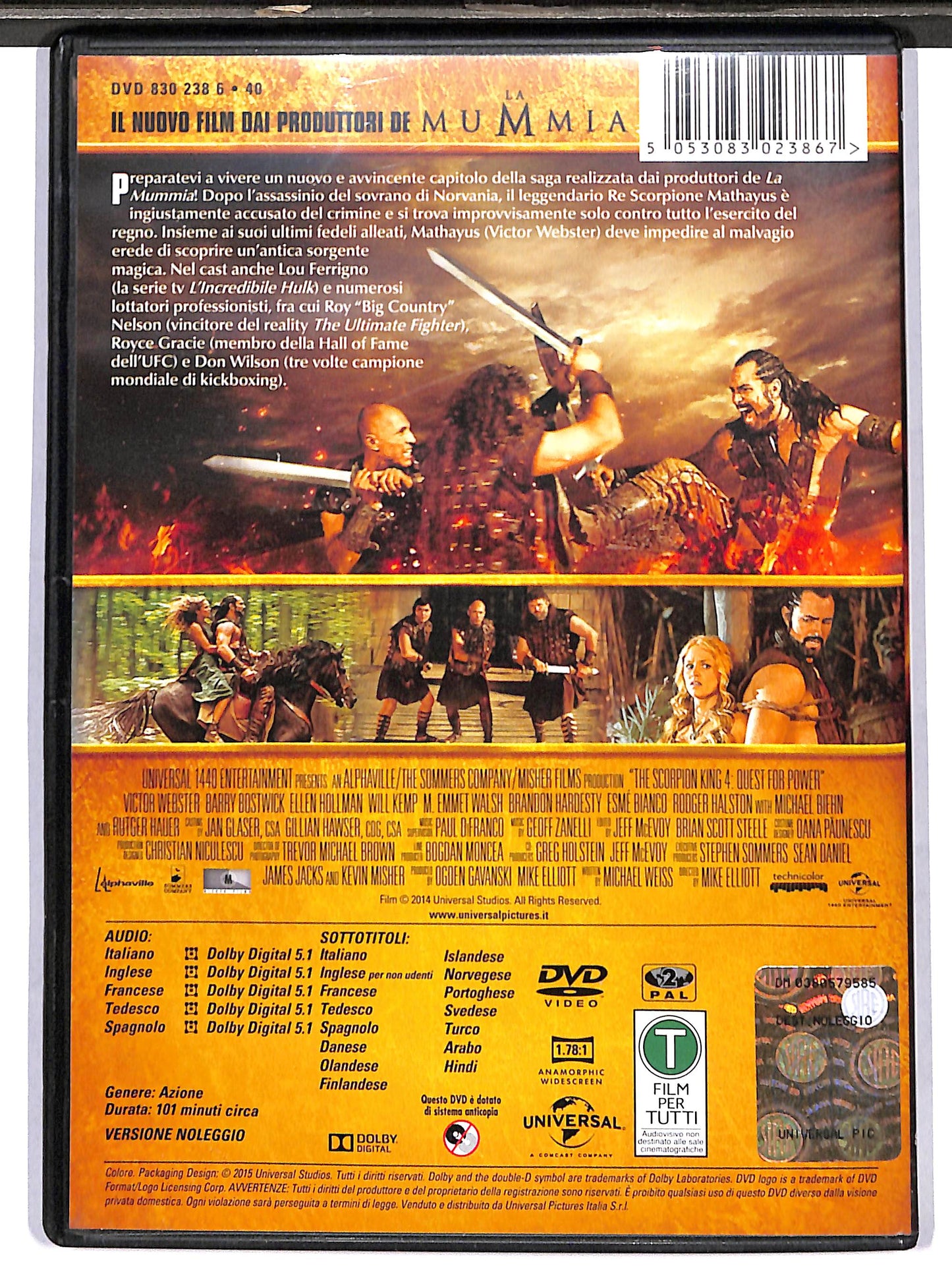 EBOND il re scorpione 4 la conquista del potere NOLEGGIO DVD DB802824
